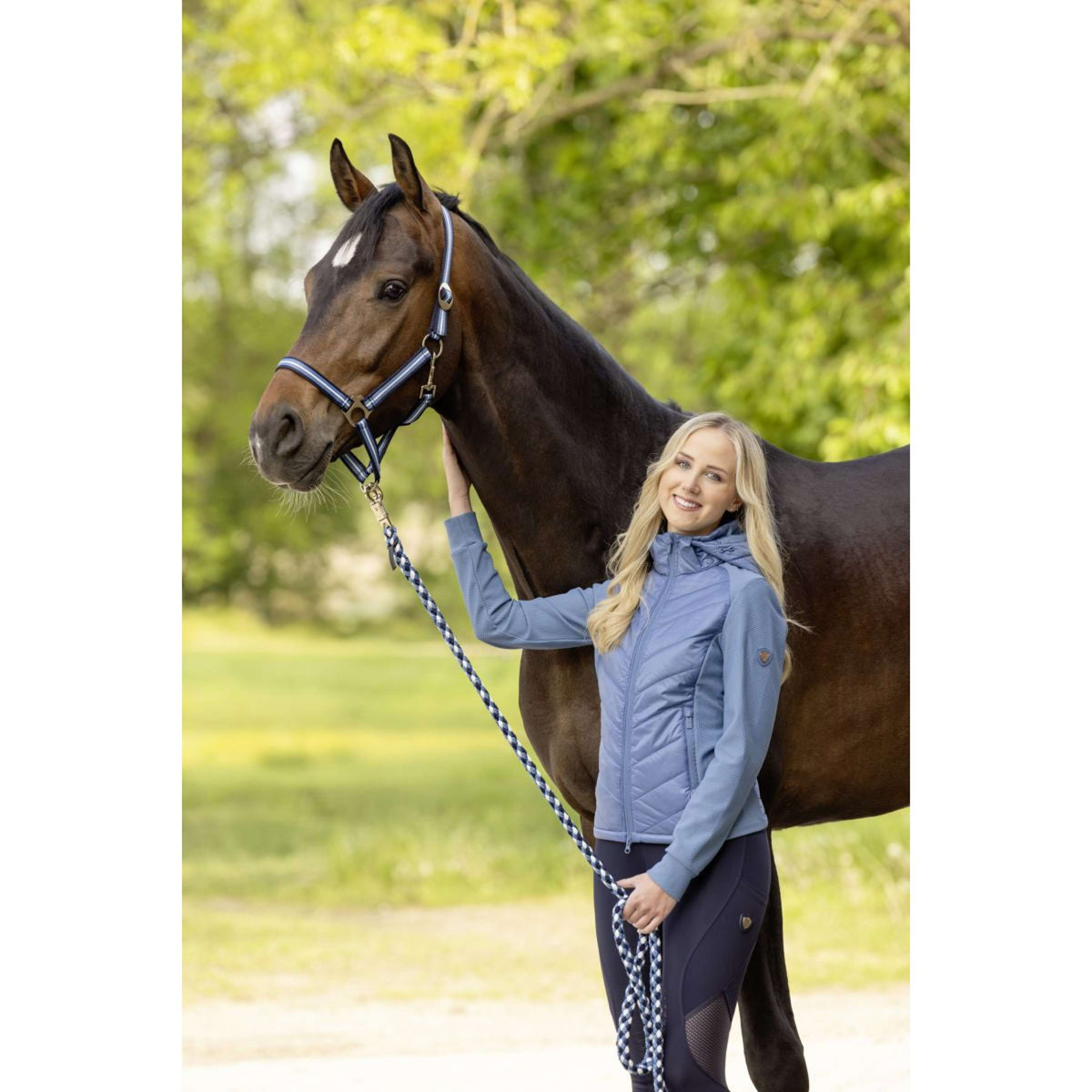 Covalliero Jacke SS26 Damen Smoked Blue