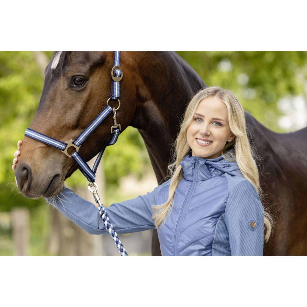 Covalliero Jacke SS26 Damen Smoked Blue