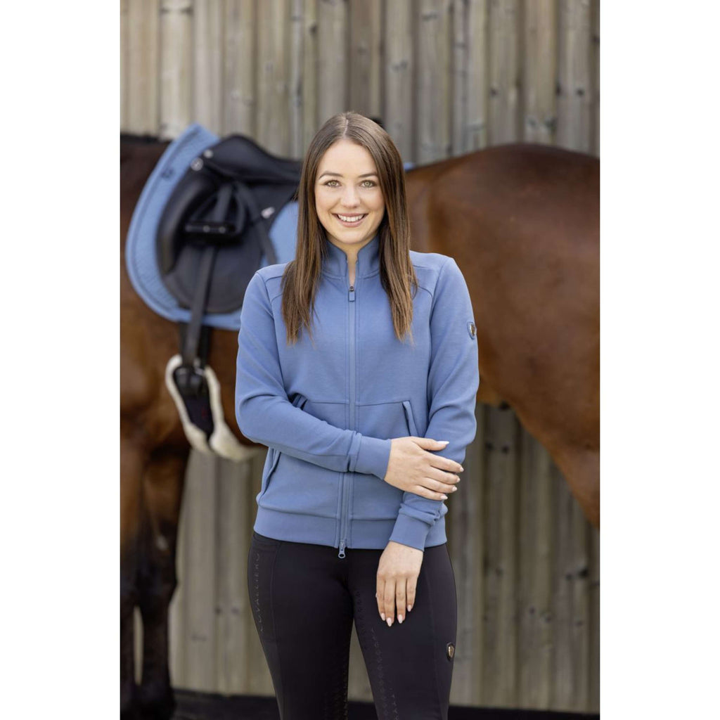 Covalliero Fleecejacke SS26 Damen Smoked Blue