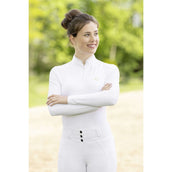 Covalliero Turniershirt SS26 Damen Lange Ärmel Weiß