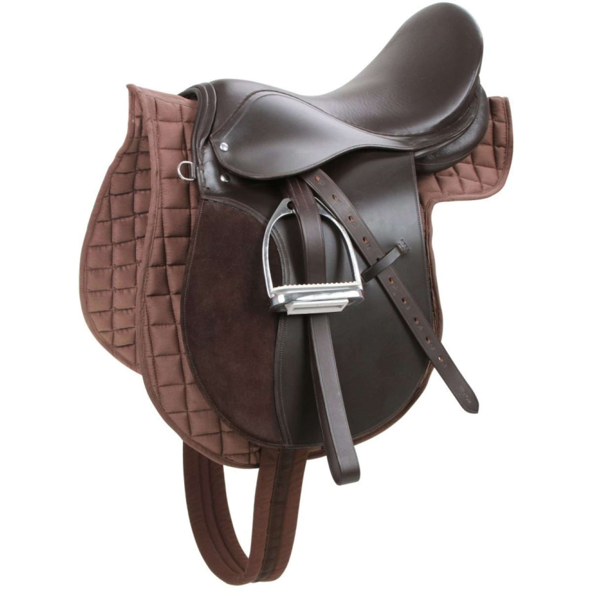 hollandrad beige brauner sattel Kerbl Sattelset Eurohorse Vielseitigkeit Braun