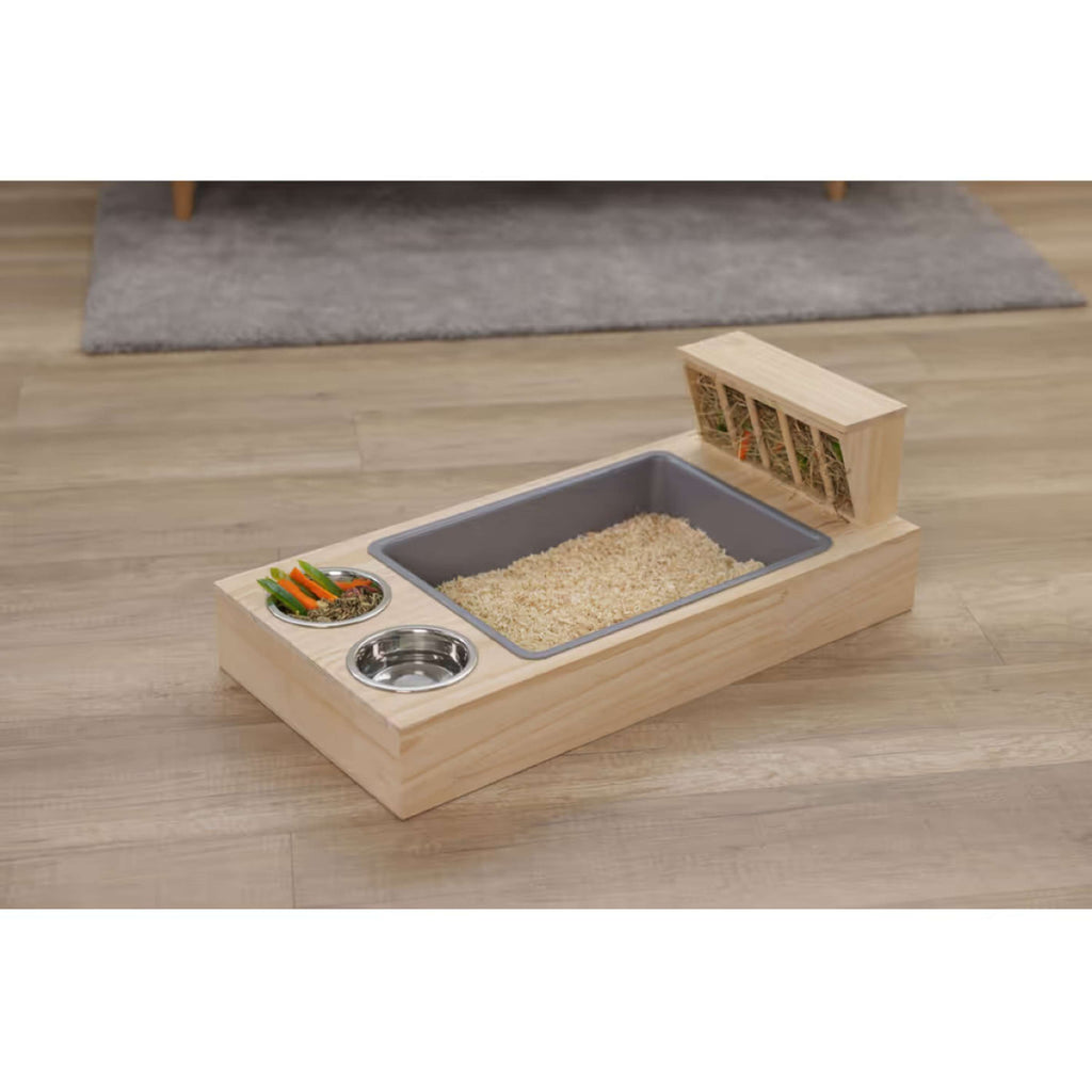 Kerbl Grab- und Futterstation Holz