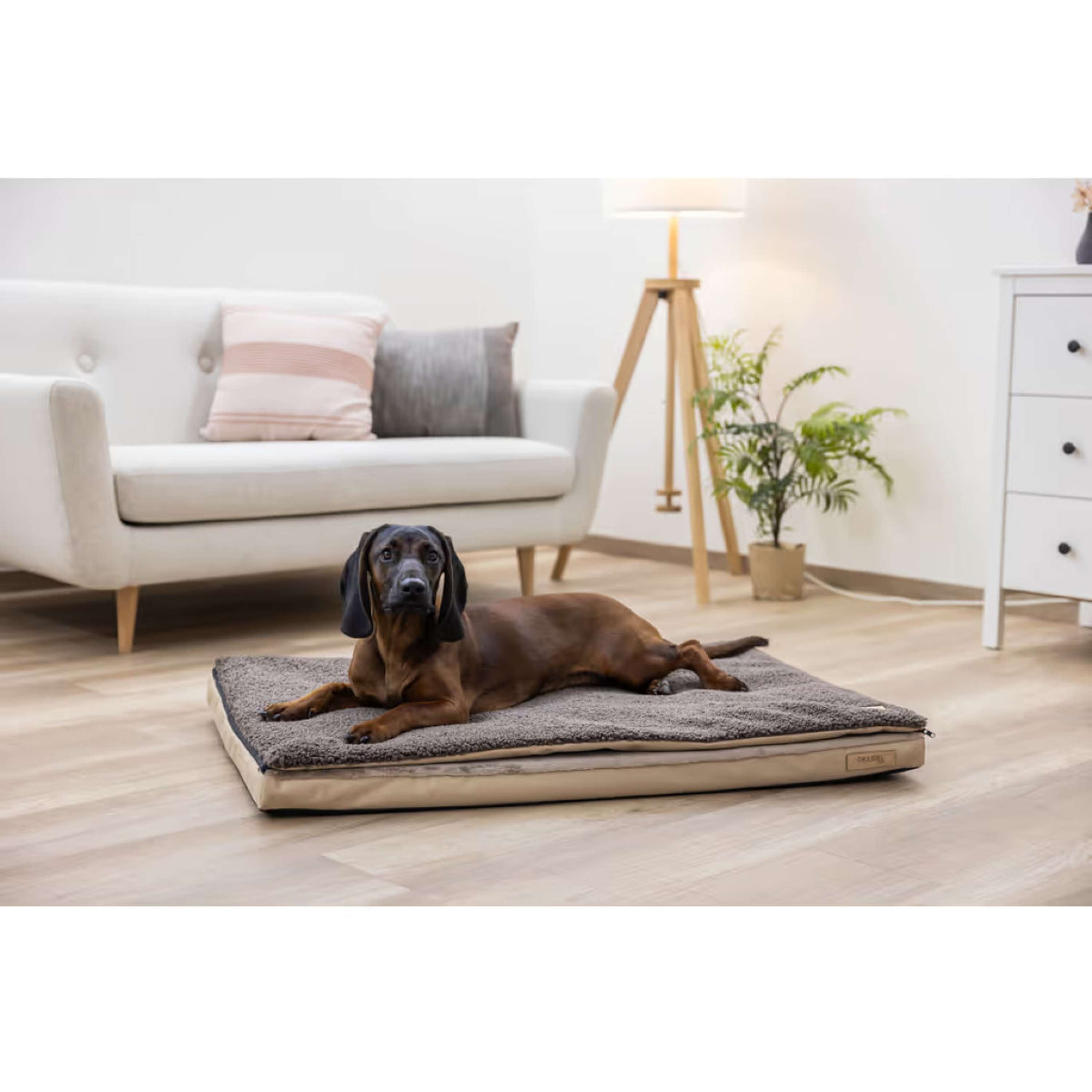 Kerbl Hundematratze 2 in 1 braun/beige