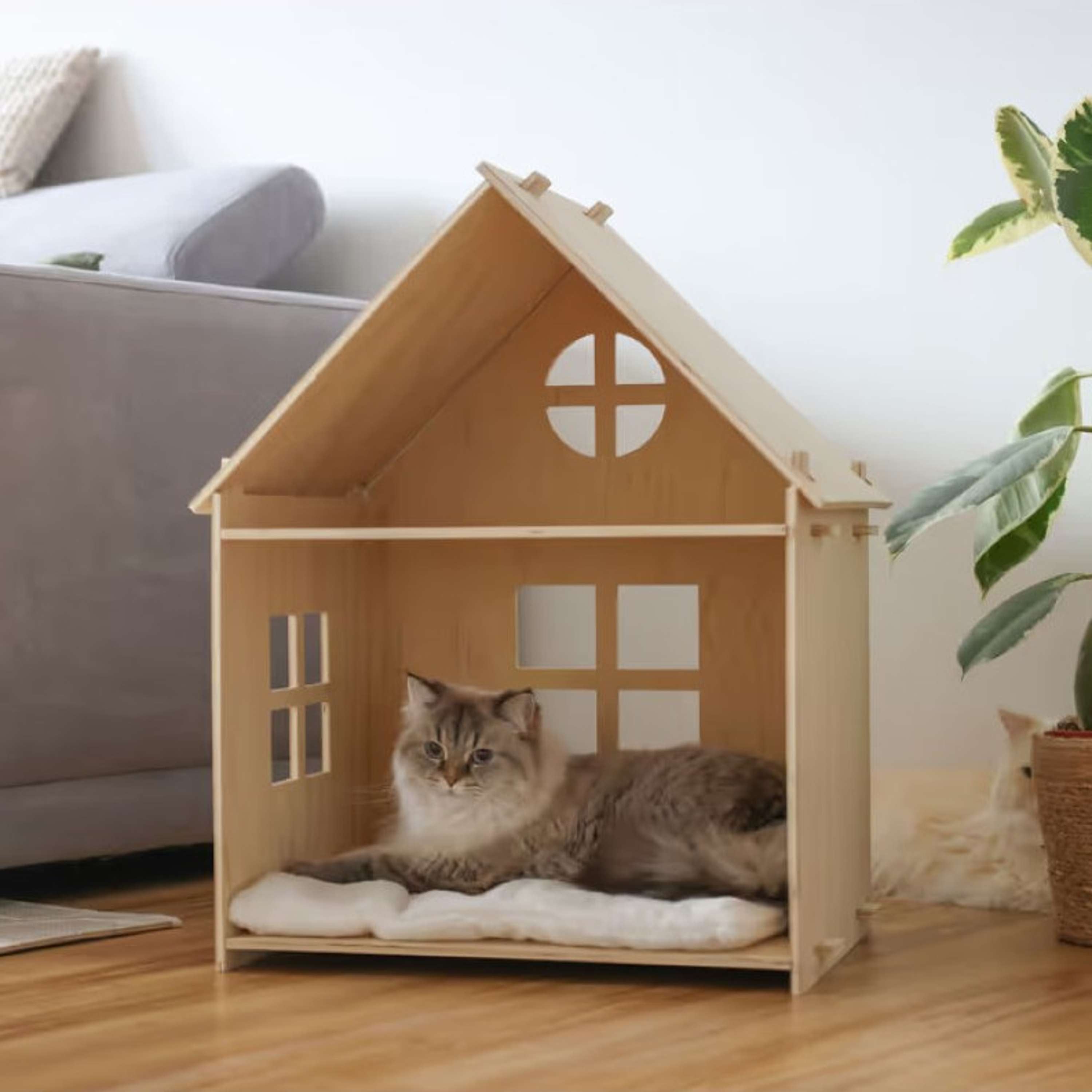 Kerbl Katzenhaus Yvi Holz