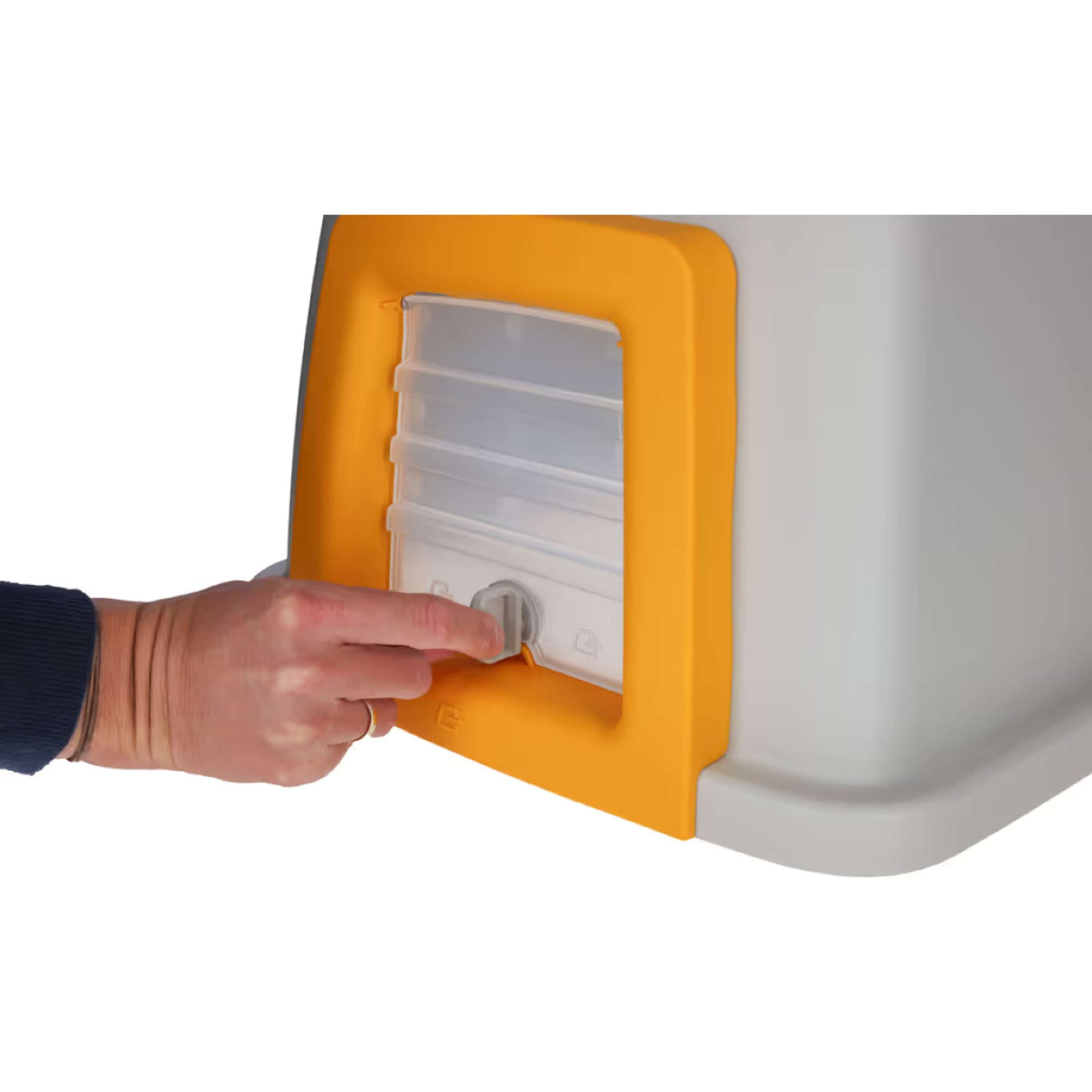 Kerbl Kaninchenhaus Kunststoff Grau/Orange