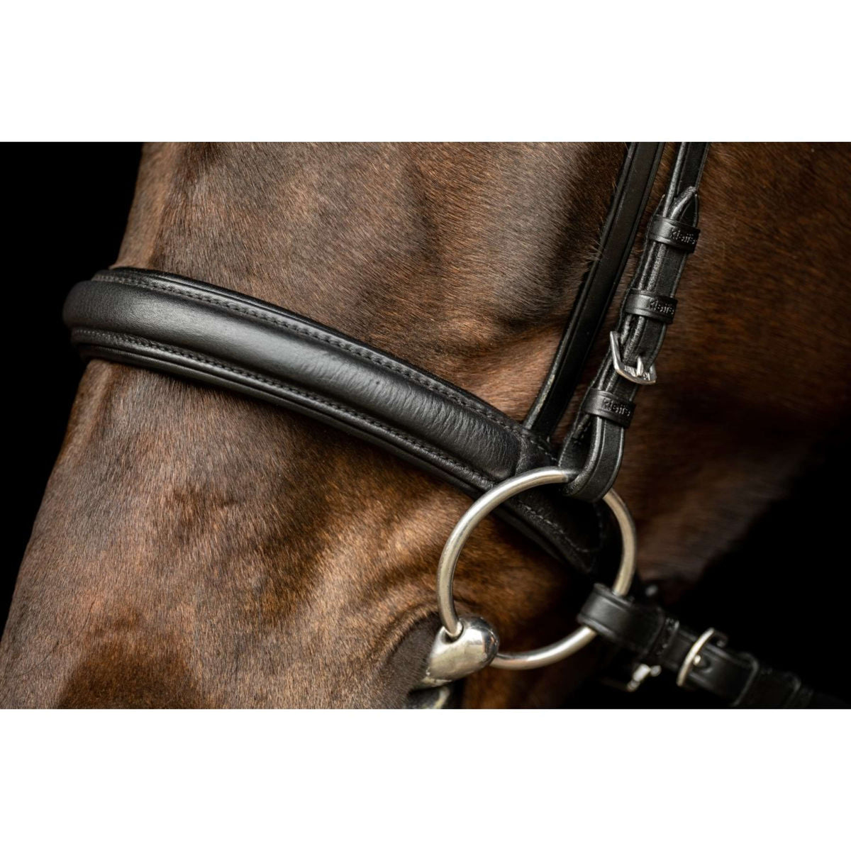 Kieffer Trense Ultrasoft Sue Mit Kristallen Braun/Hellgrau