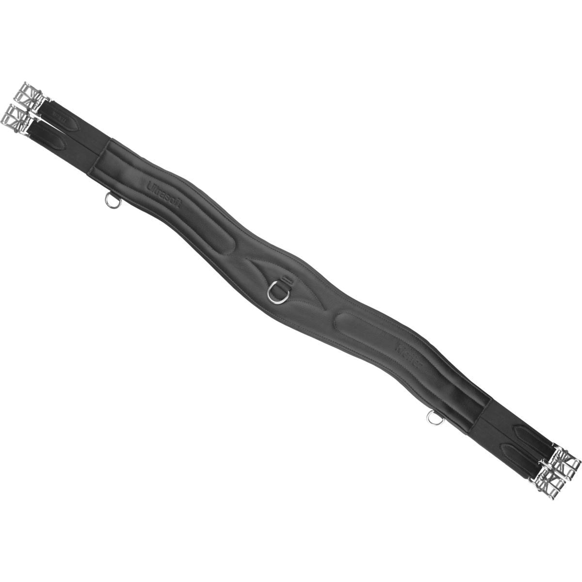 Kieffer Sattelgurt Ultrasoft Schwarz