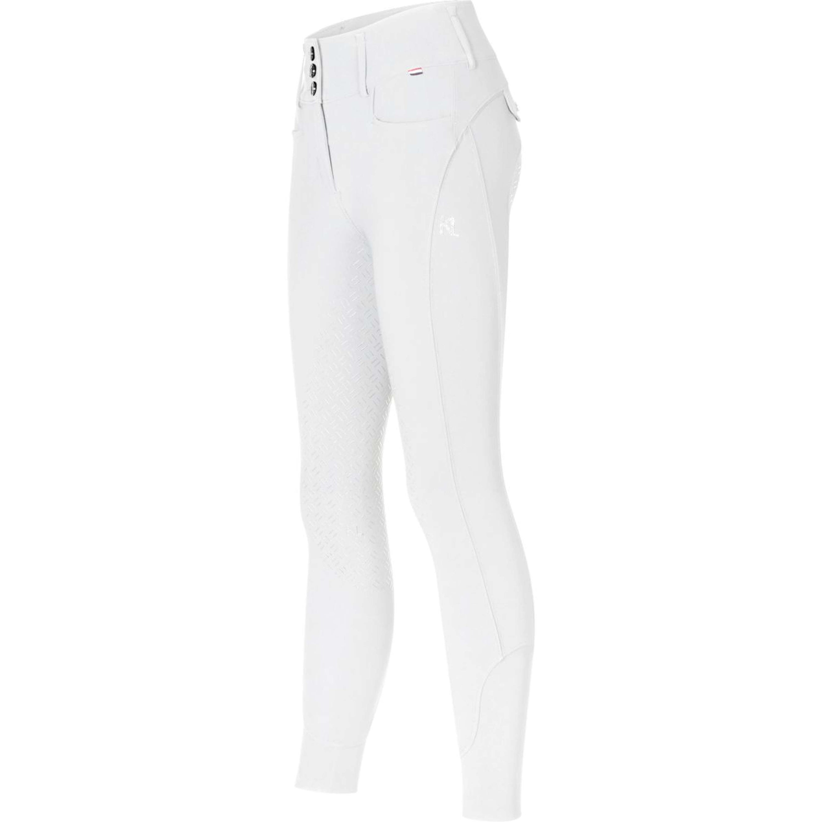 Kingsland Reithose Kimi Full Grip Weiß