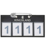Kingsland Startnummer Classic 4 Zahlen Schwarz