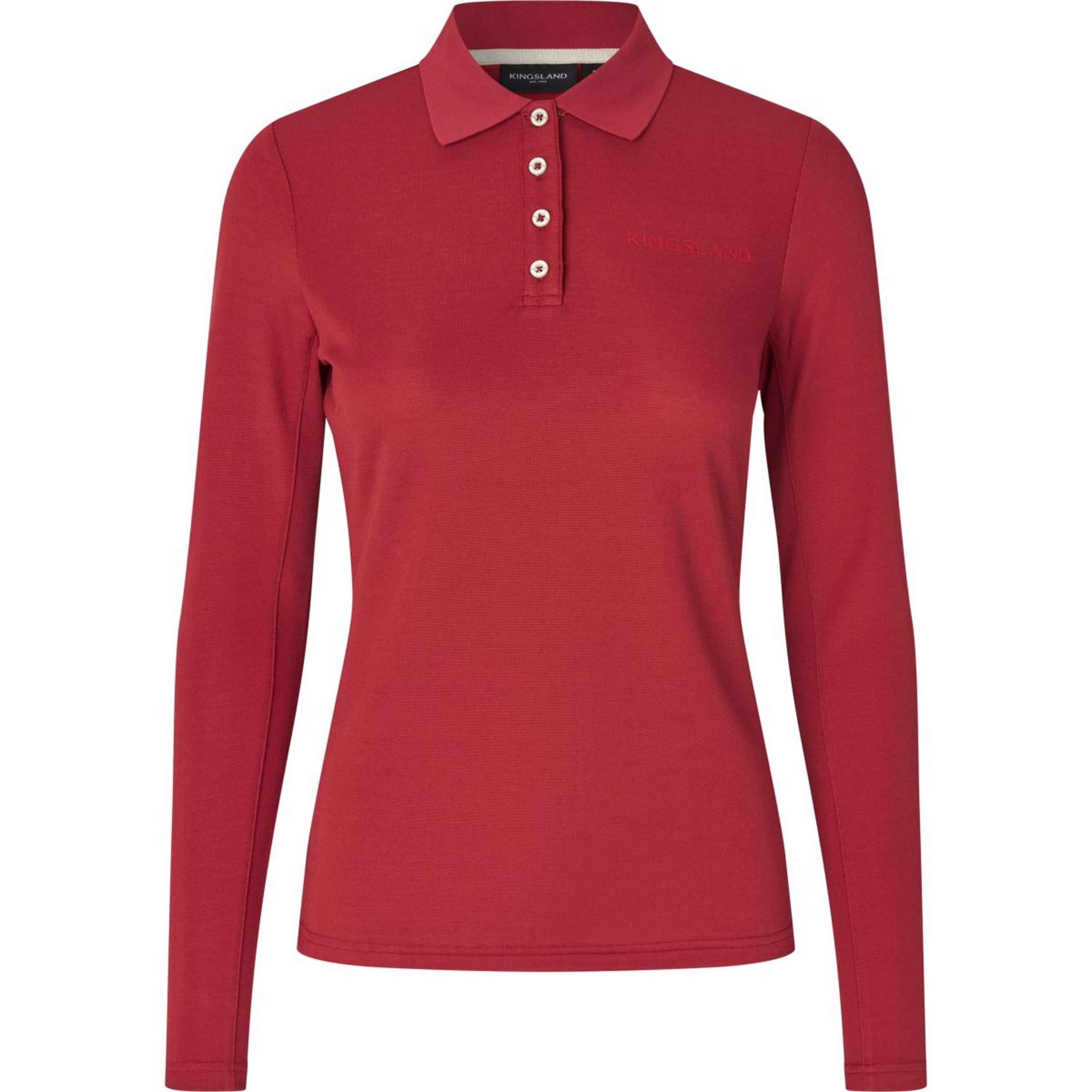 Kingsland Poloshirt KLAmy Damen Granatrot Kingsland Poloshirt KLAmy Damen Granatrot