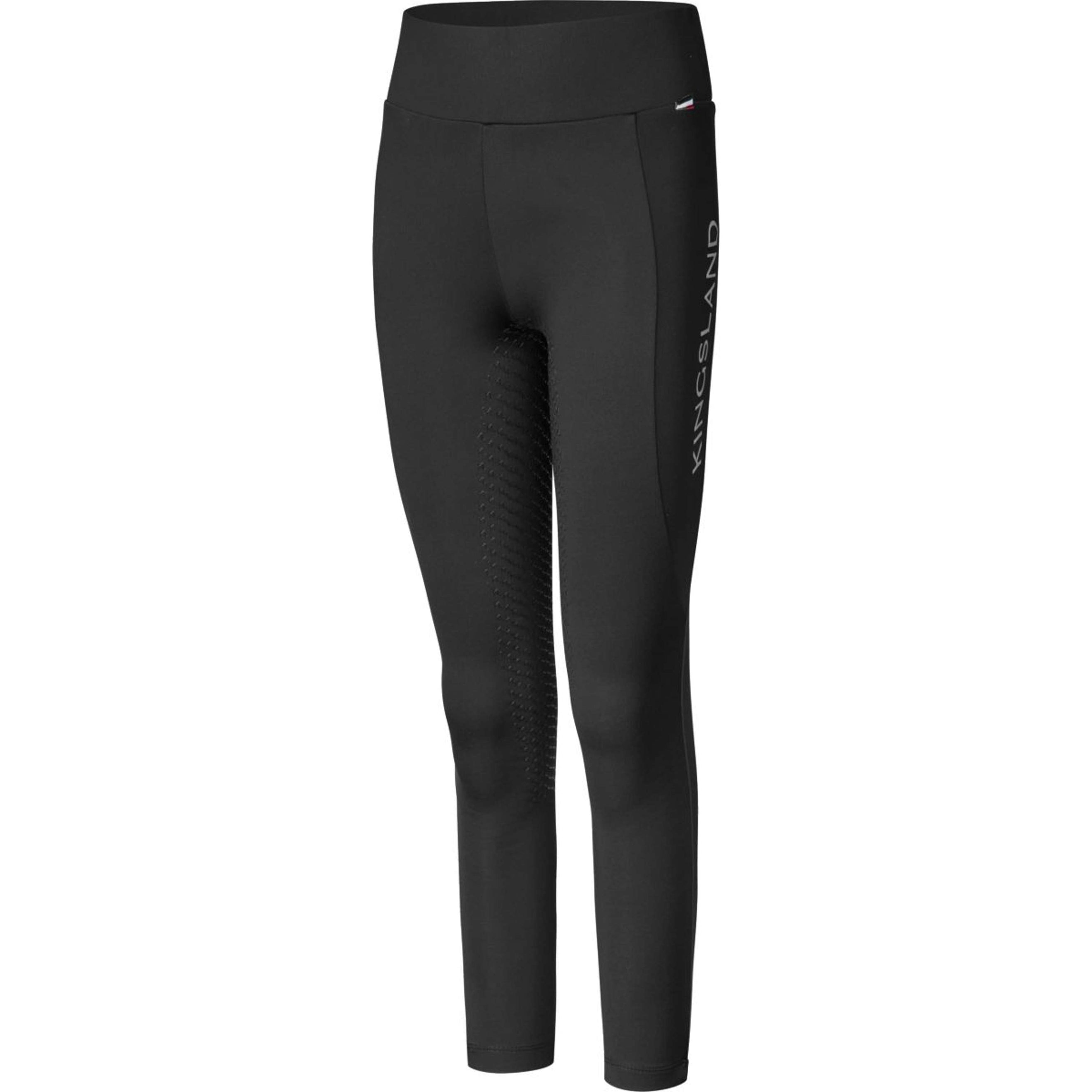 Kingsland Reitleggings KLAlexis F-Tec4 Full Grip Kinder Schwarz