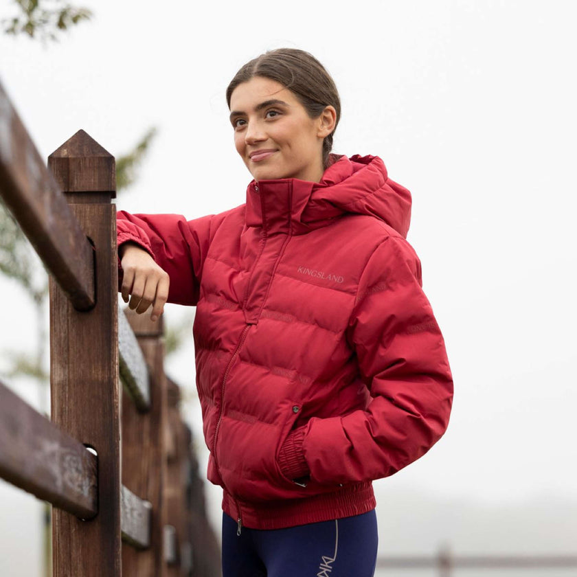 Kingsland Jacke KLArianna Damen Granatrot Kingsland Jacke KLArianna Damen Granatrot