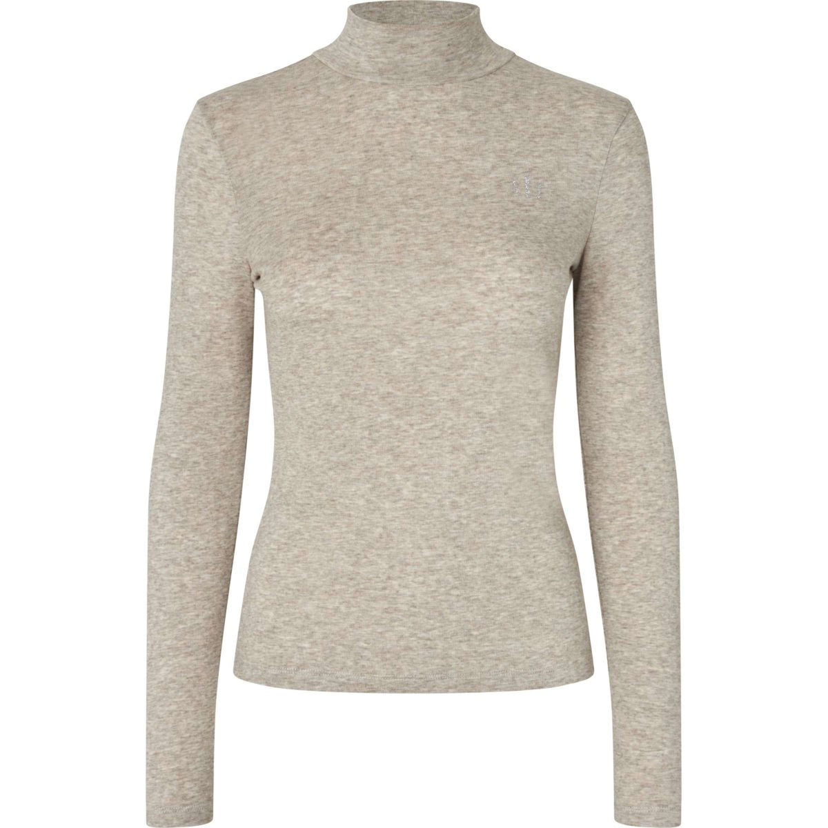 Kingsland Rollkragenpullover KLAbigail Damen Beige/Melange