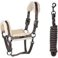 Kingsland Halfterset KLLexie mit Fell Brown Iron