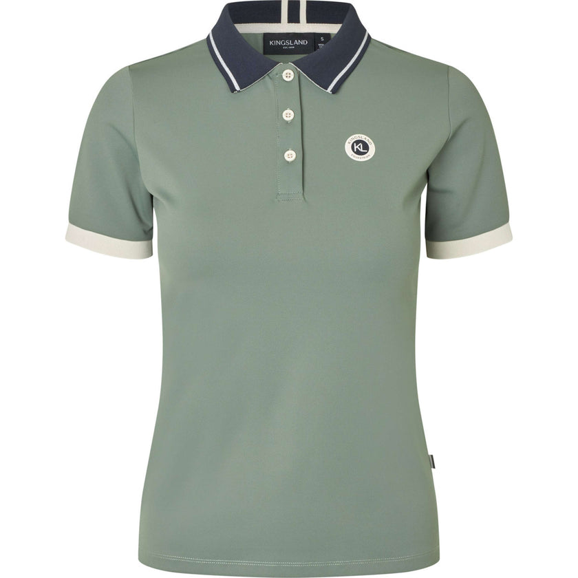 Kingsland Polo Shirt KLLaura Green Agave