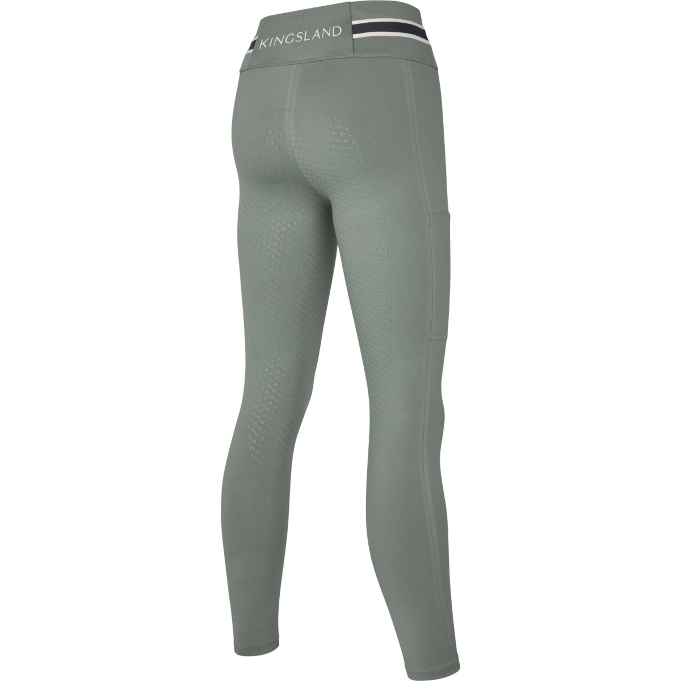 Kingsland Reitleggings KLLaura Full Grip Green Agave Kingsland Reitleggings KLLaura Full Grip Green Agave