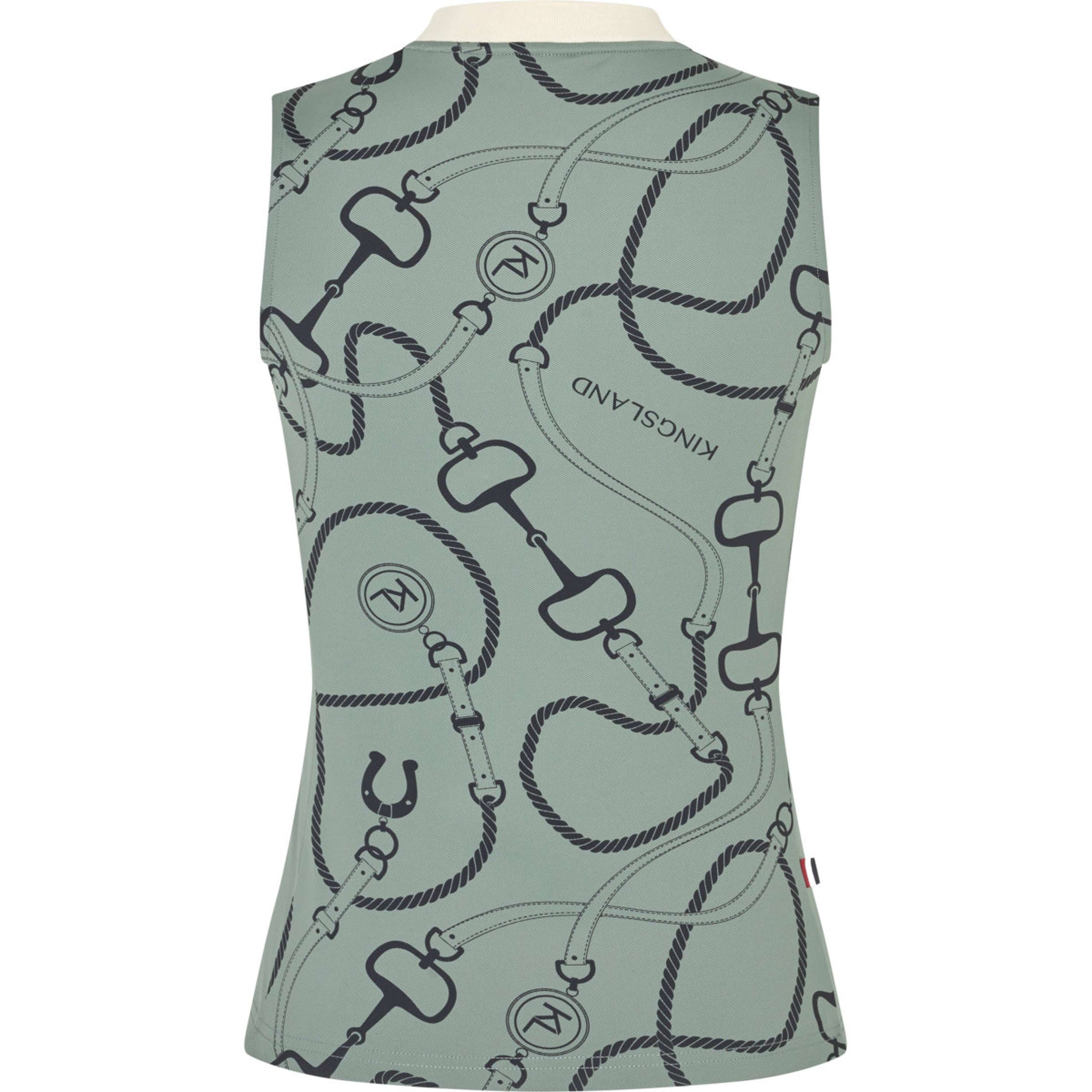 Kingsland Top KLLarissa Ärmellos Green Agave