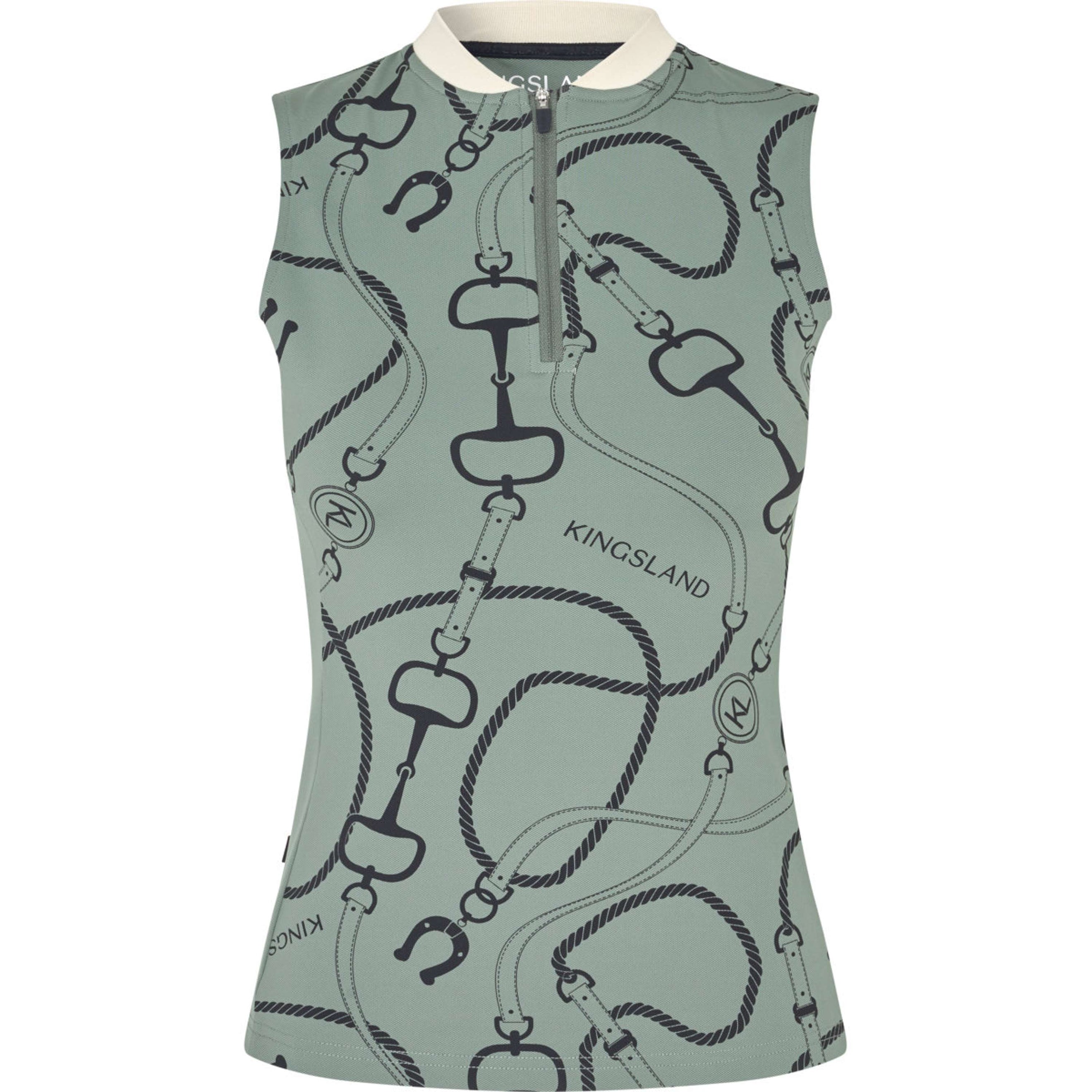 Kingsland Top KLLarissa Ärmellos Green Agave