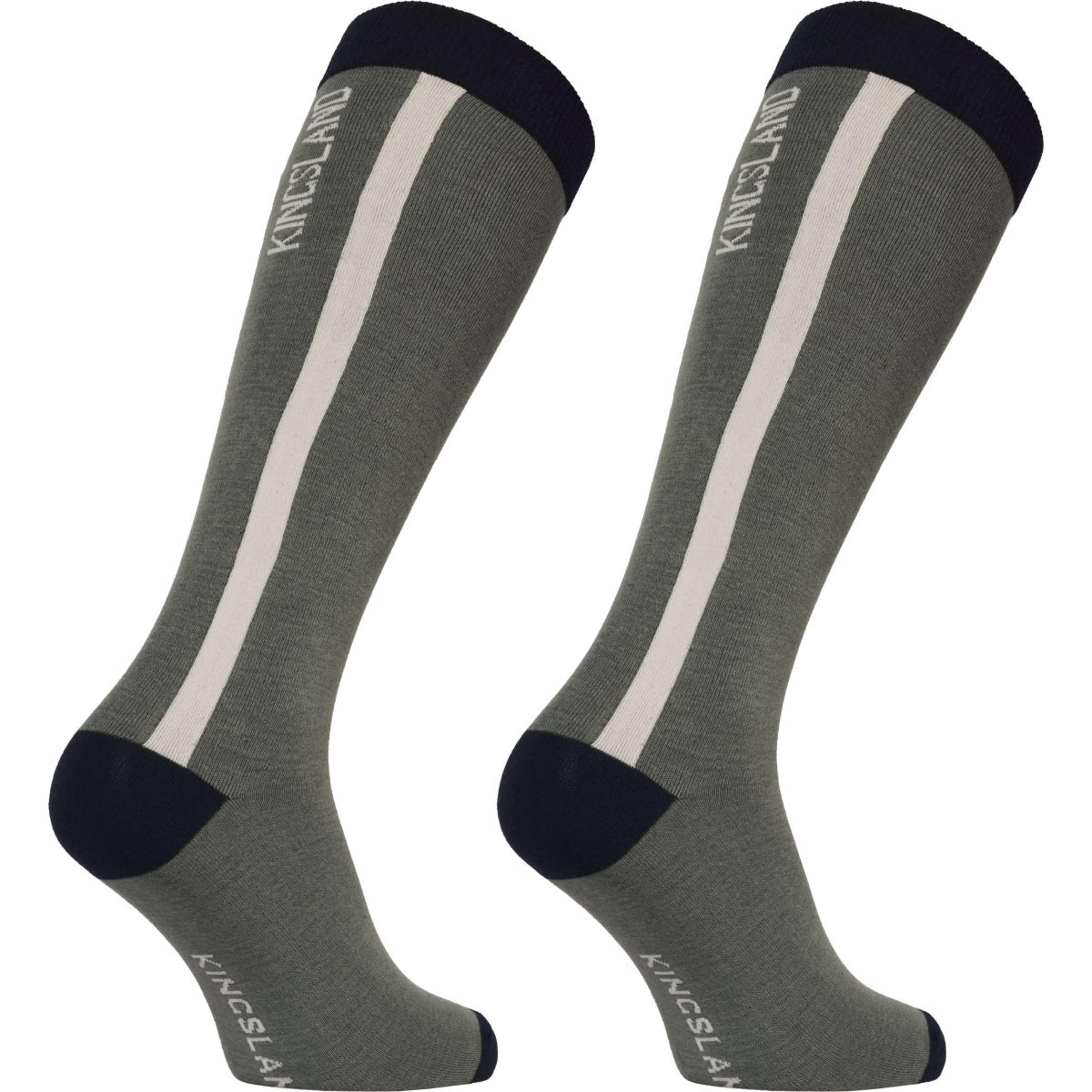 Kingsland Reitsocken KLLaura Coolmax 2 Pack Green Agave