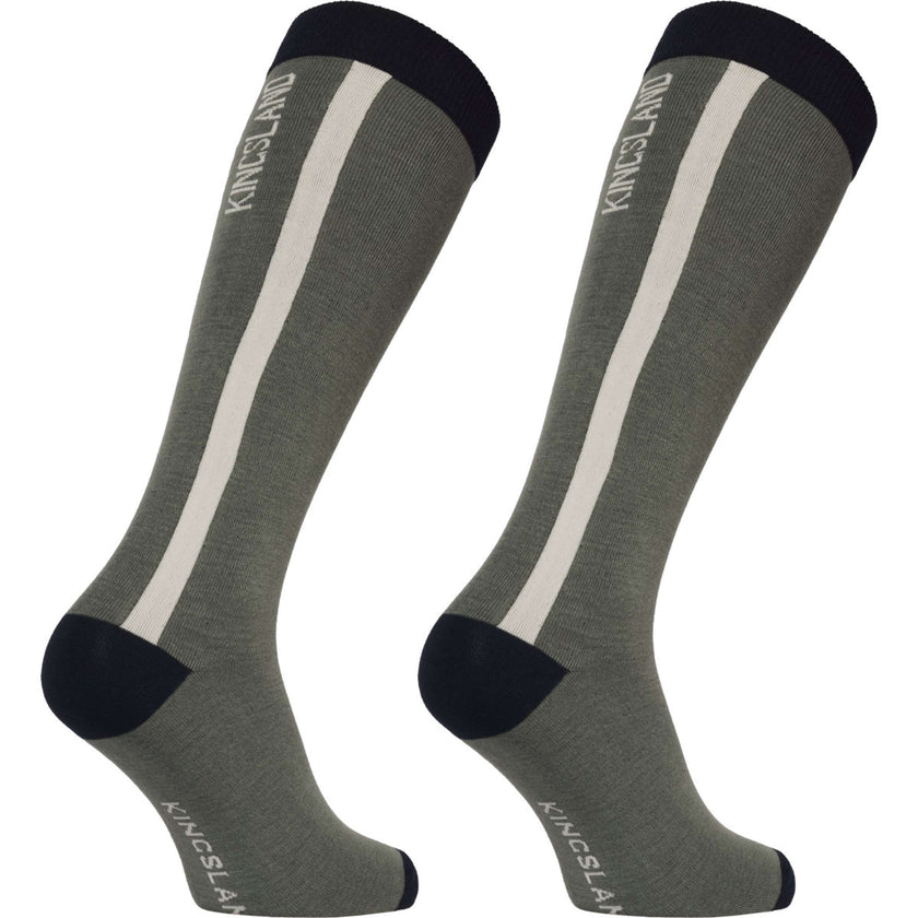 Kingsland Reitsocken KLLaura Coolmax 2 Pack Green Agave