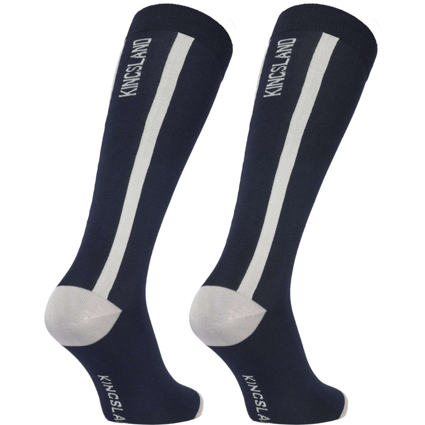 Kingsland Reitsocken KLLaura Coolmax 2 Pack Navy Kingsland Reitsocken KLLaura Coolmax 2 Pack Navy