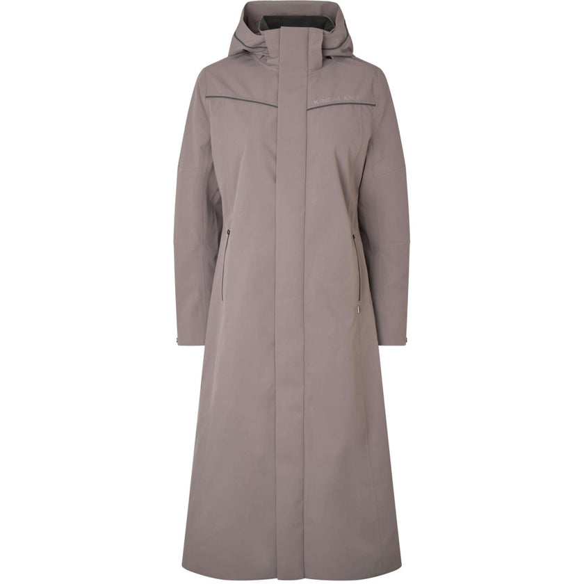 Kingsland Lange Jacke KLLucia Wasserdicht Brown Iron Kingsland Lange Jacke KLLucia Wasserdicht Brown Iron