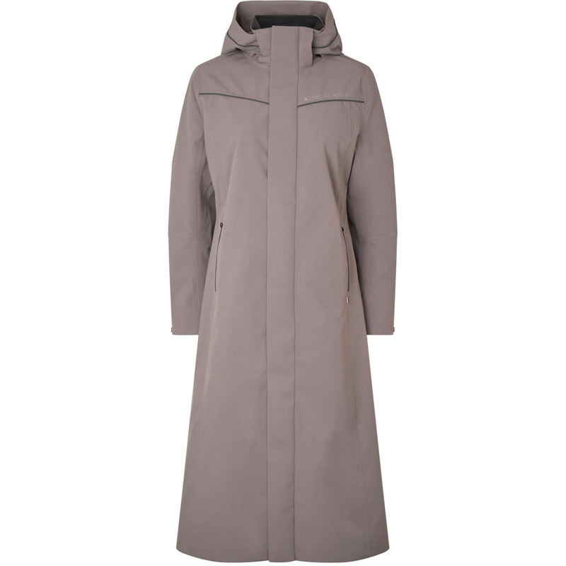 Kingsland Lange Jacke KLLucia Wasserdicht Brown Iron