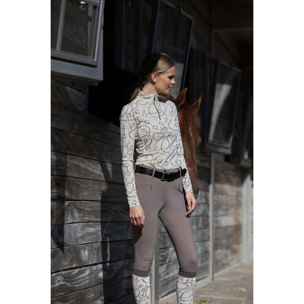 Kingsland Reithose KLKerry Seamless Full Grip Brown Iron