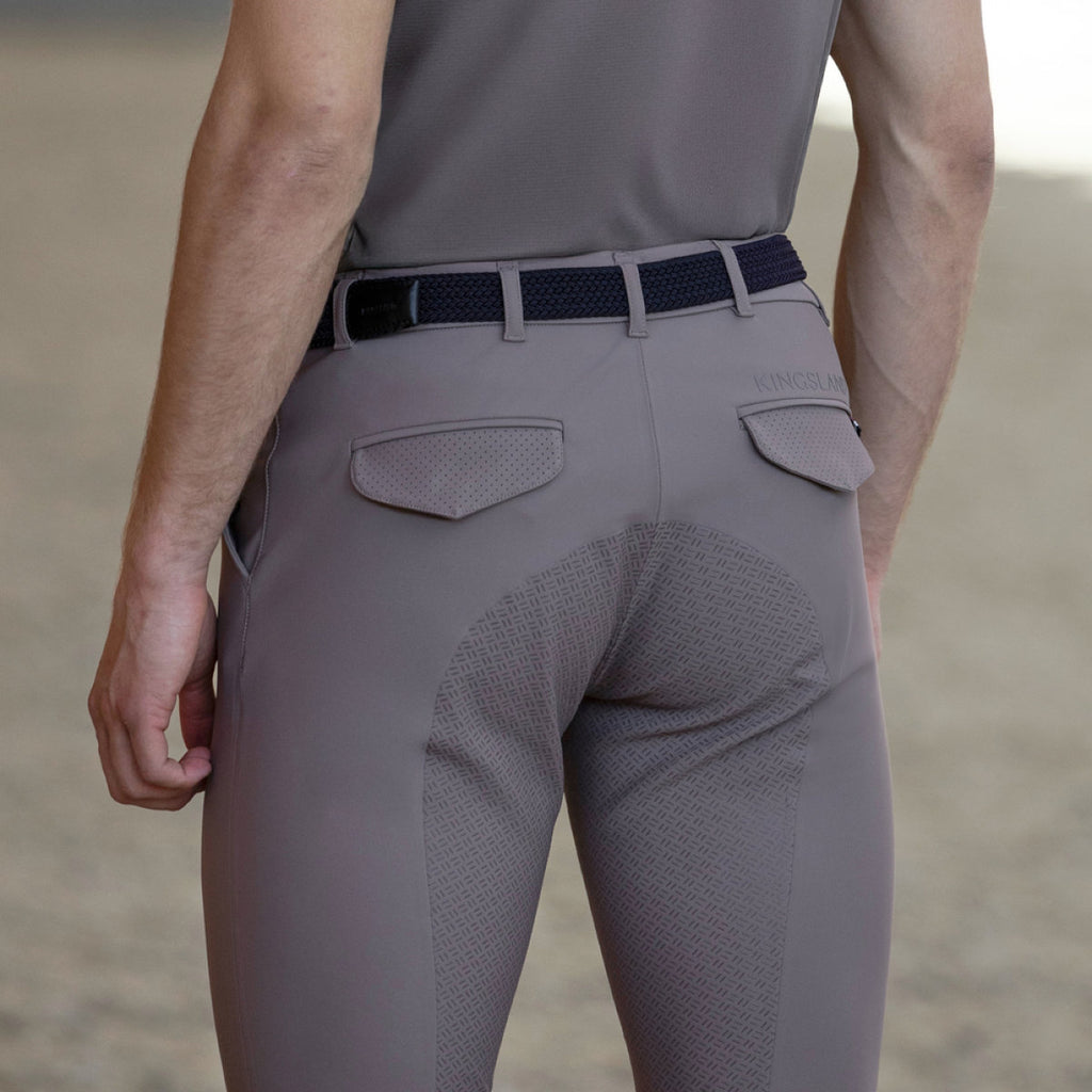 Kingsland Reithose KLKoa Seamless Full Grip Brown Iron