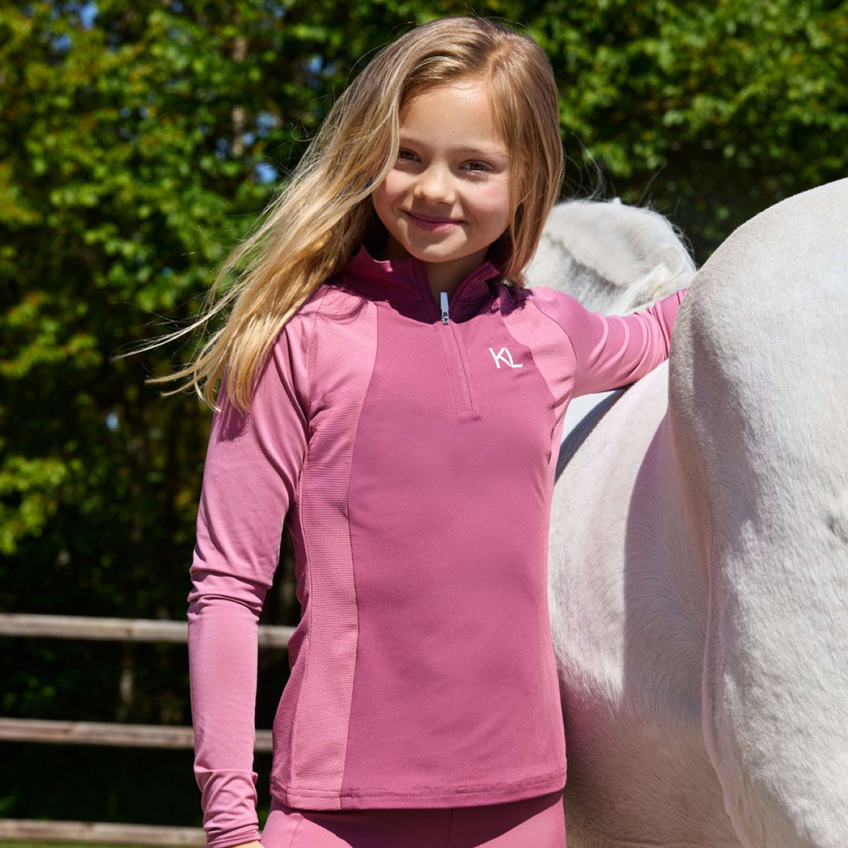 Kingsland Trainingsshirt KLLinda Junior Heather Rose