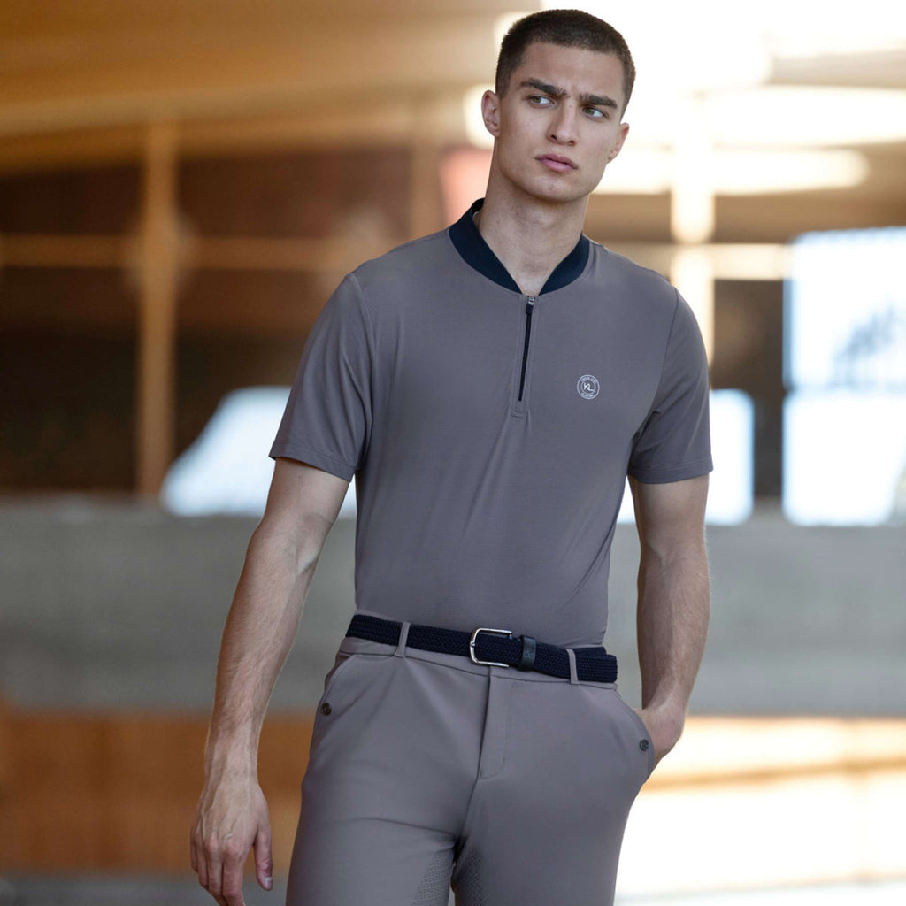 Kingsland Trainingsshirt KLLiam Herren Brown Iron