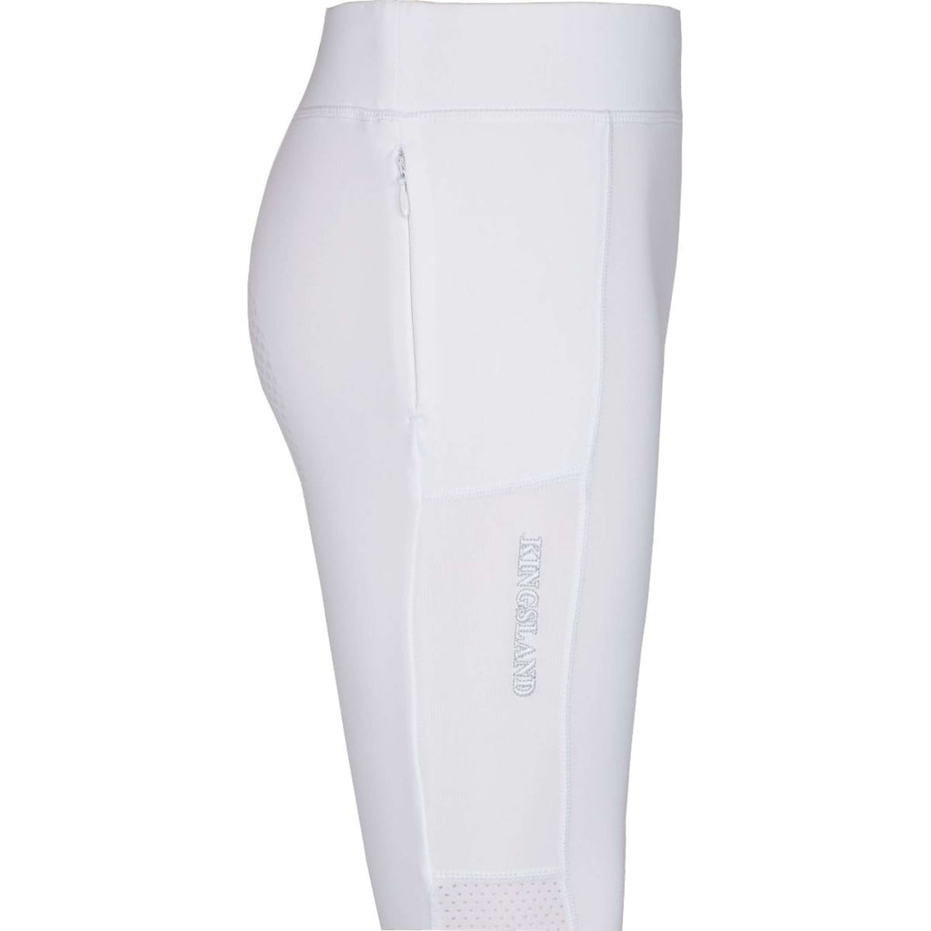 Kingsland Reitleggings Kemmie Full Grip F-Tec2 Weiß