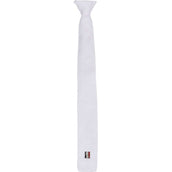 Kingsland Krawatte Herren mit Clip Weiß