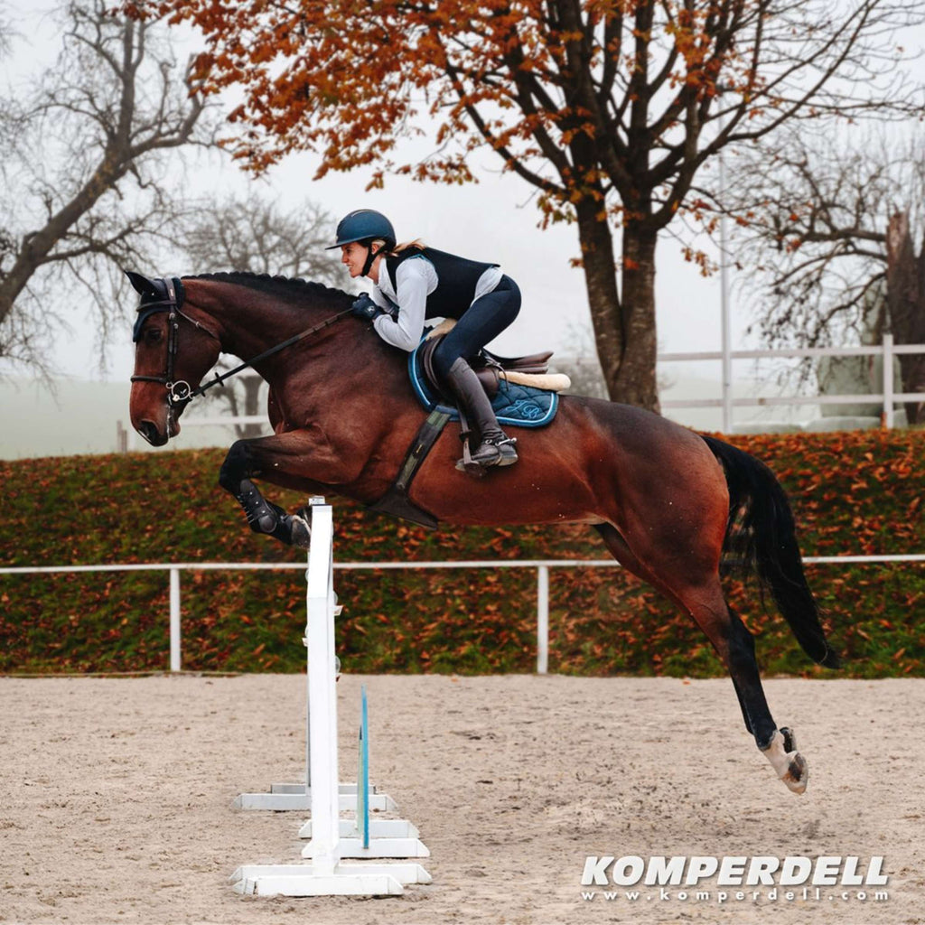 Komperdell Rückenprotector Flexfit Schlank Schwarz/Bordeaux