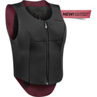 Komperdell Rückenprotector Flexfit Schlank Schwarz/Bordeaux