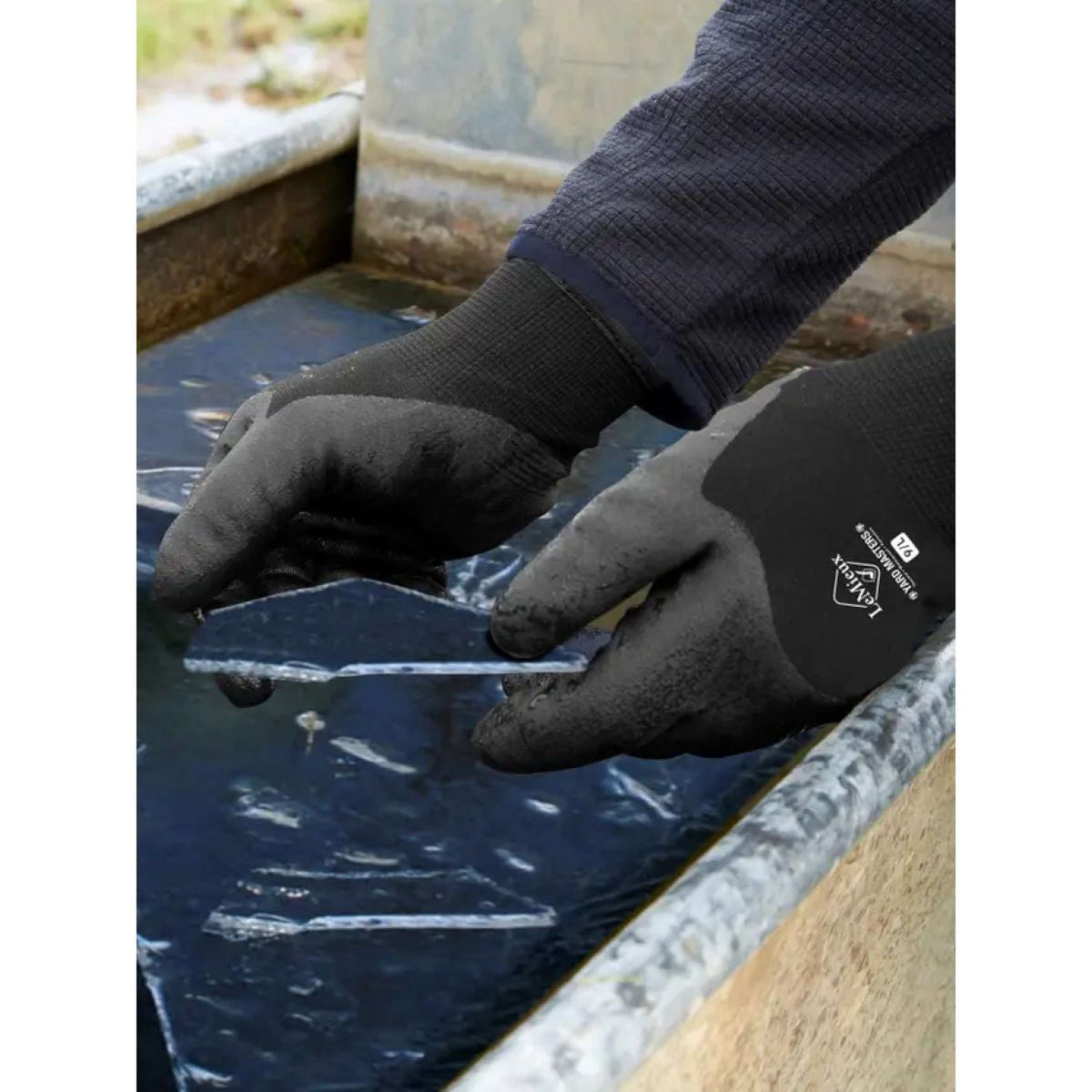 LeMieux Reithandschuhe Thermal Work Schwarz