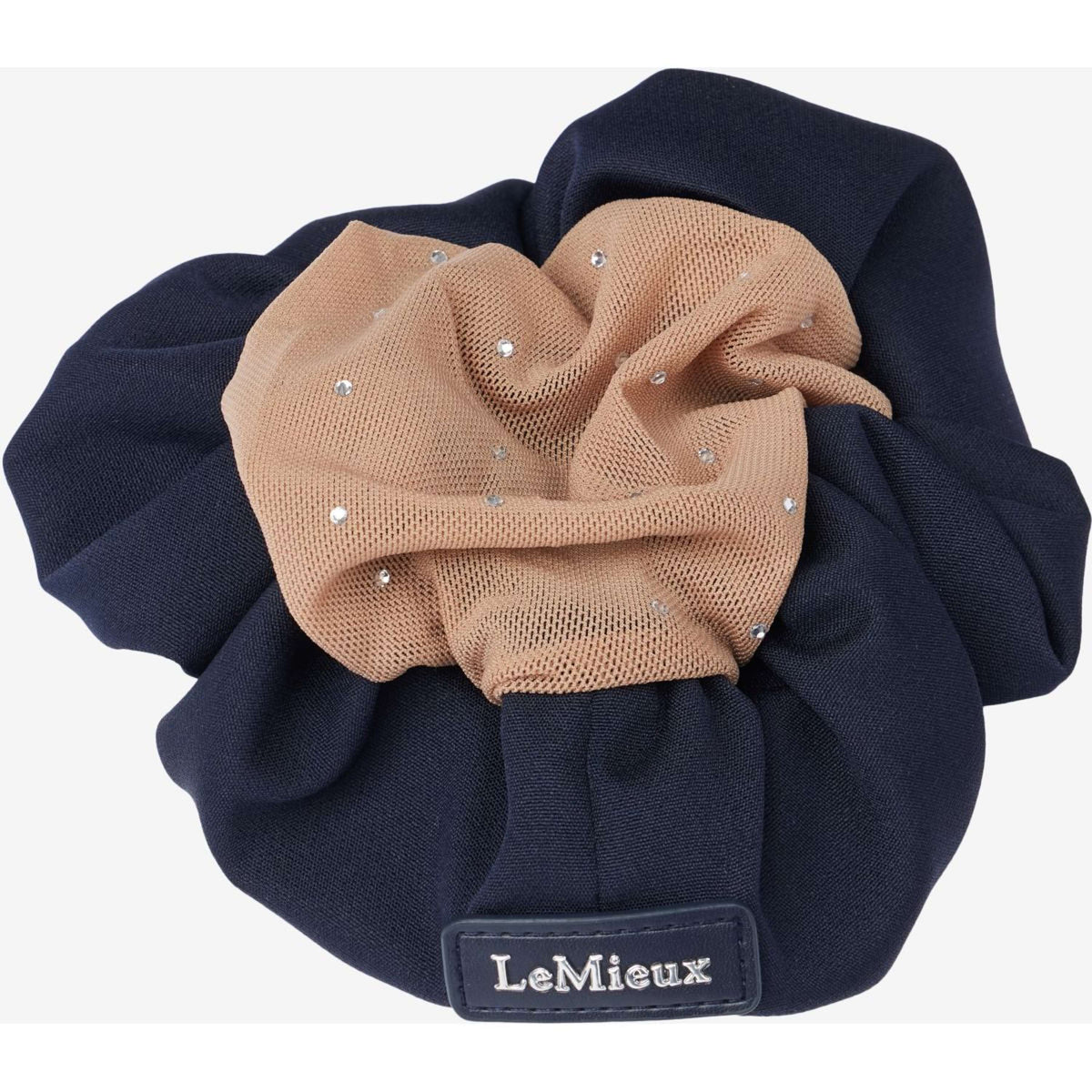 Haarnetz Scrunchie Marine/Blond