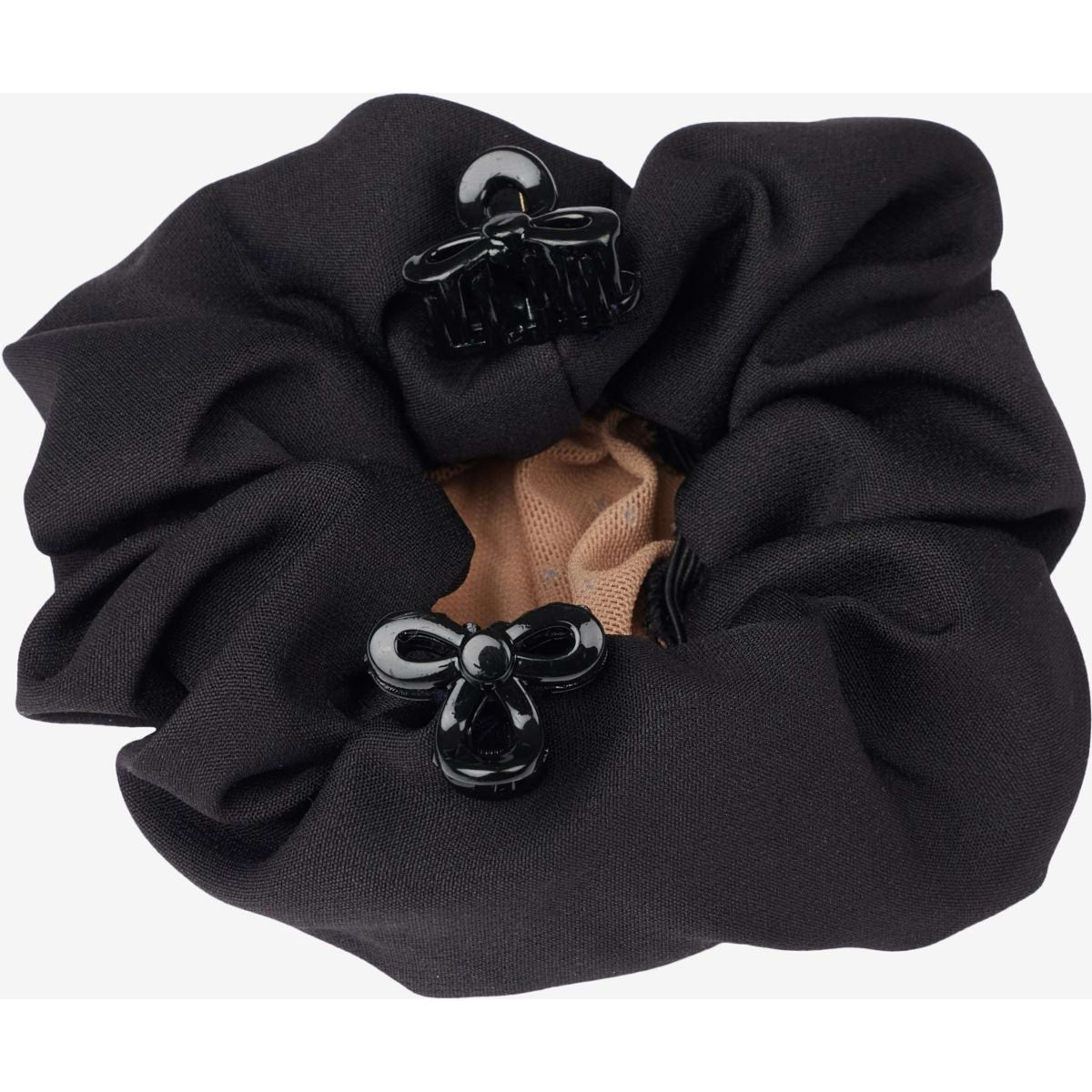 Haarnetz Scrunchie Schwarz/Blond