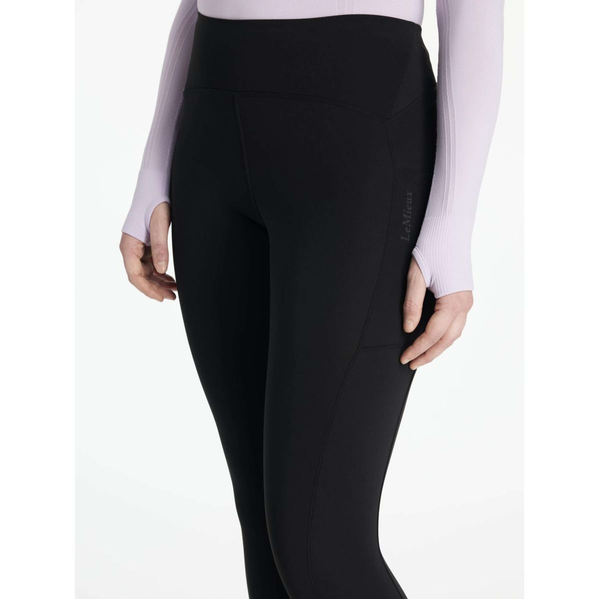 LeMieux Reitleggings Natalie Full Grip Schwarz