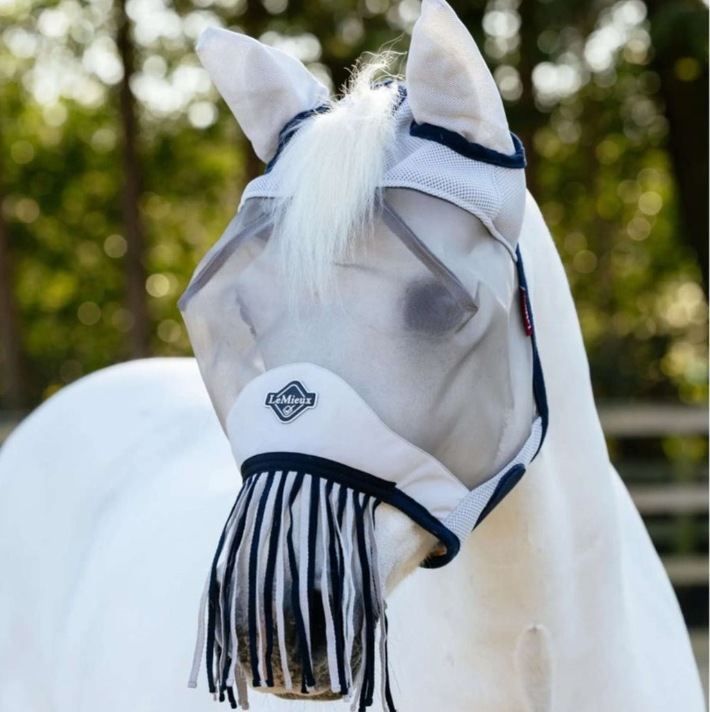 LeMieux Fliegenmaske Fringe Navy