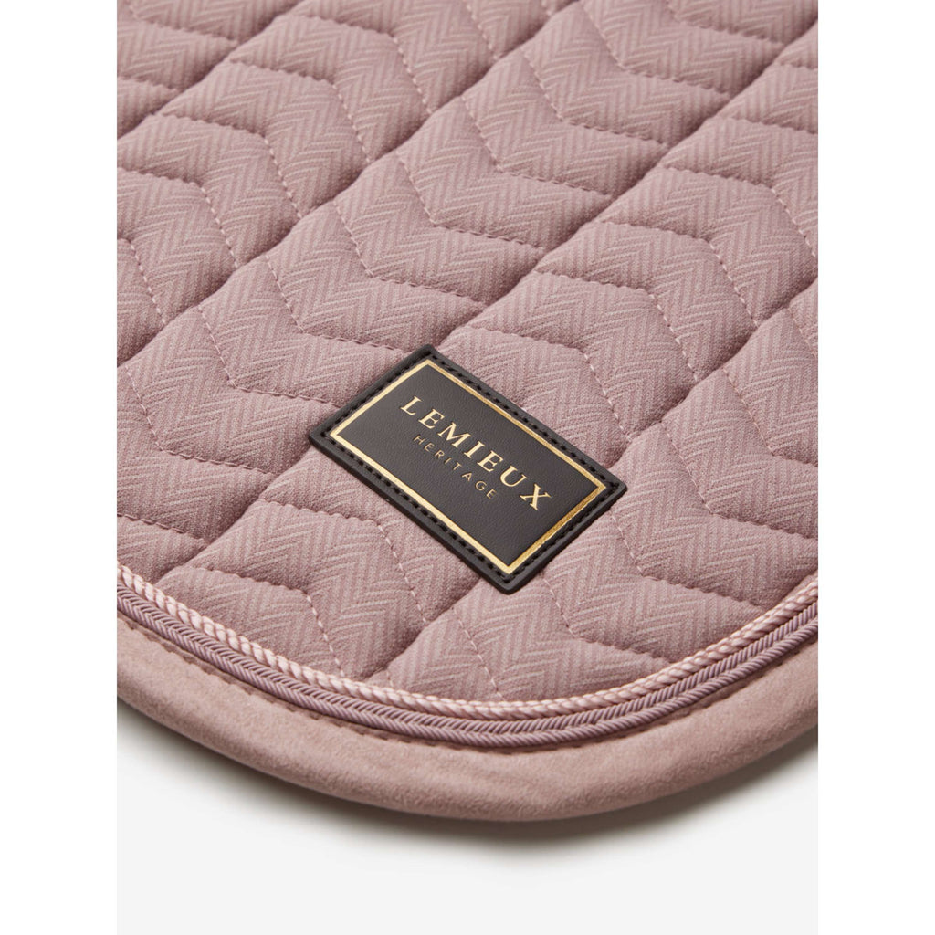LeMieux Schabracke Heritage Herringbone Square Dressur Wild Rose
