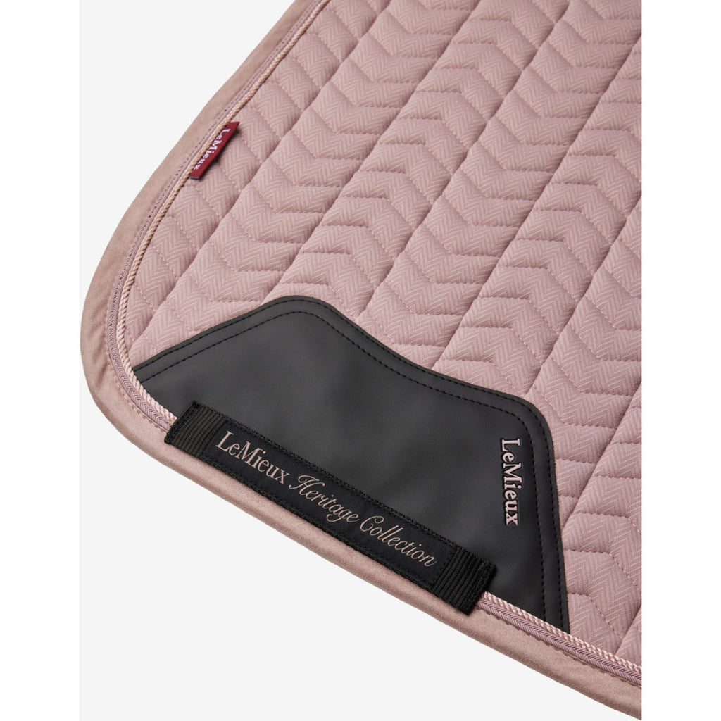 LeMieux Schabracke Heritage Herringbone Square Dressur Wild Rose