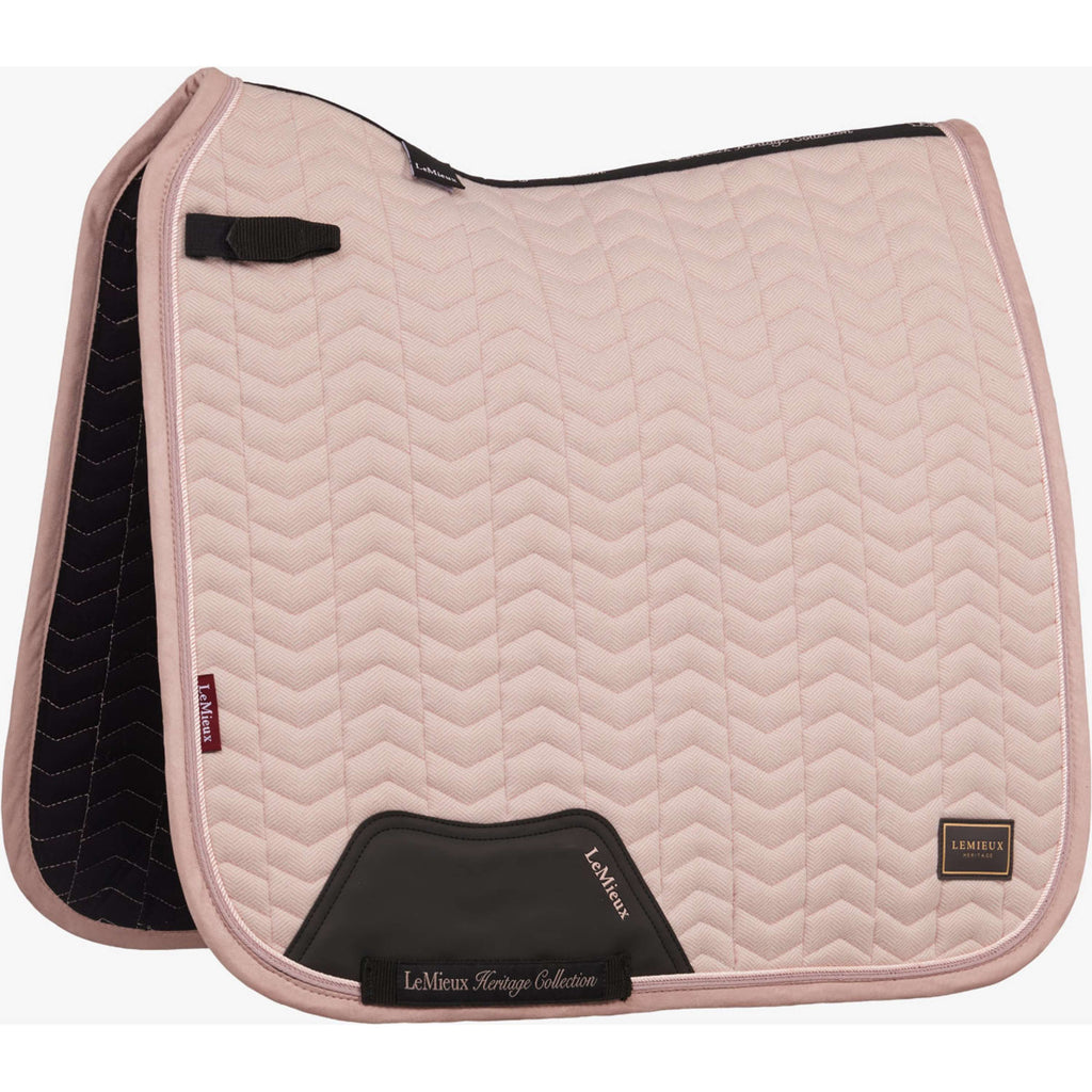 LeMieux Schabracke Heritage Herringbone Square Dressur Wild Rose