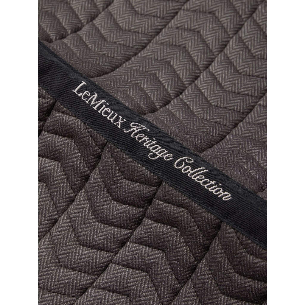 LeMieux Schabracke Heritage Herringbone Square Dressur Cocoa