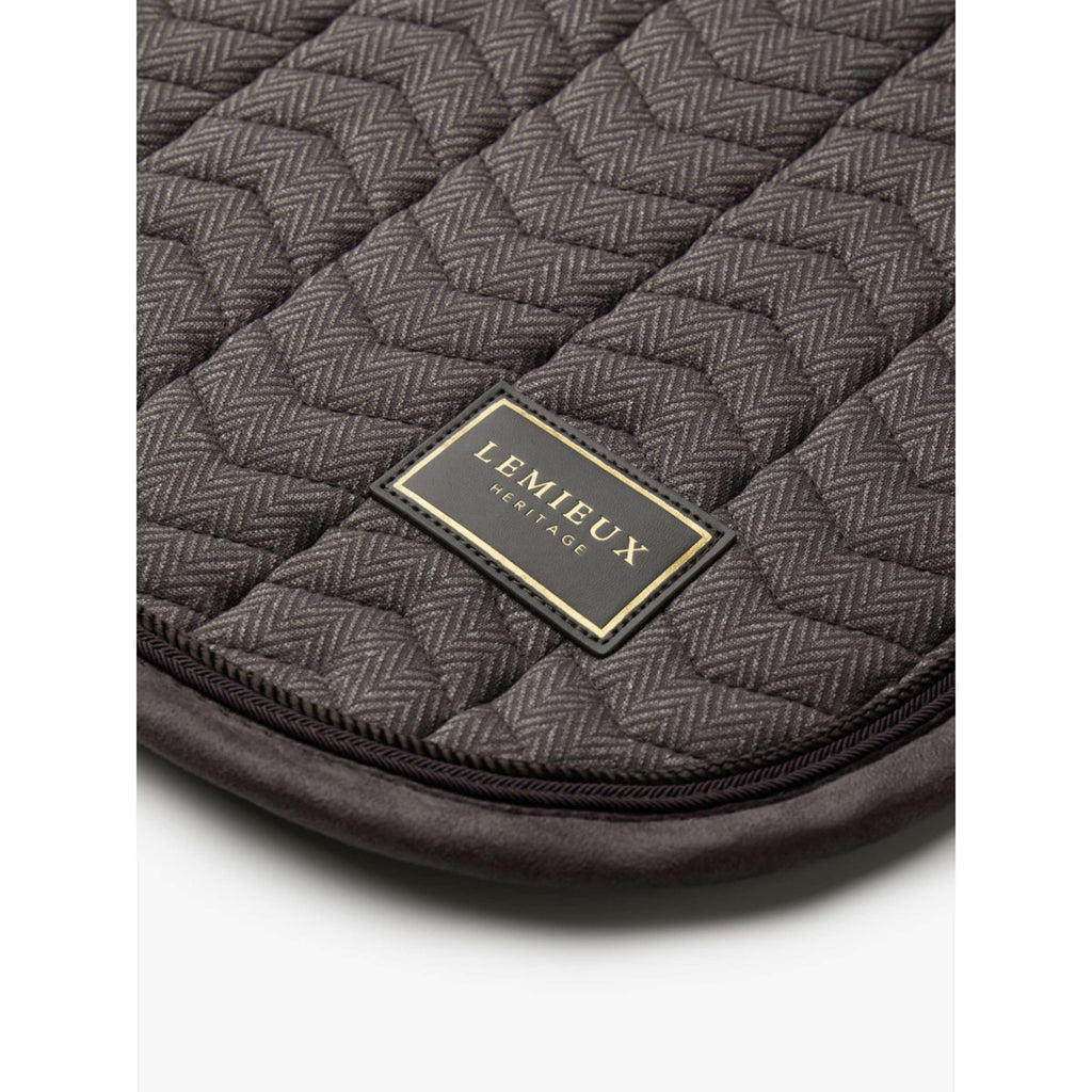 LeMieux Schabracke Heritage Herringbone Square Dressur Cocoa