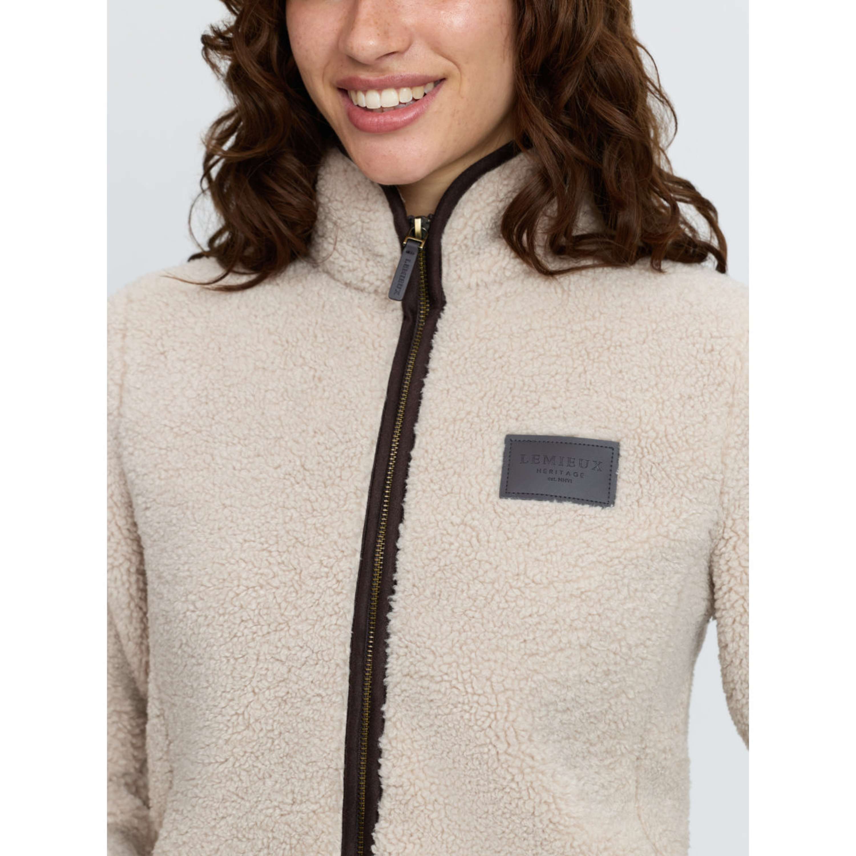 LeMieux Jacke Heritage Borg Zip Through Stein