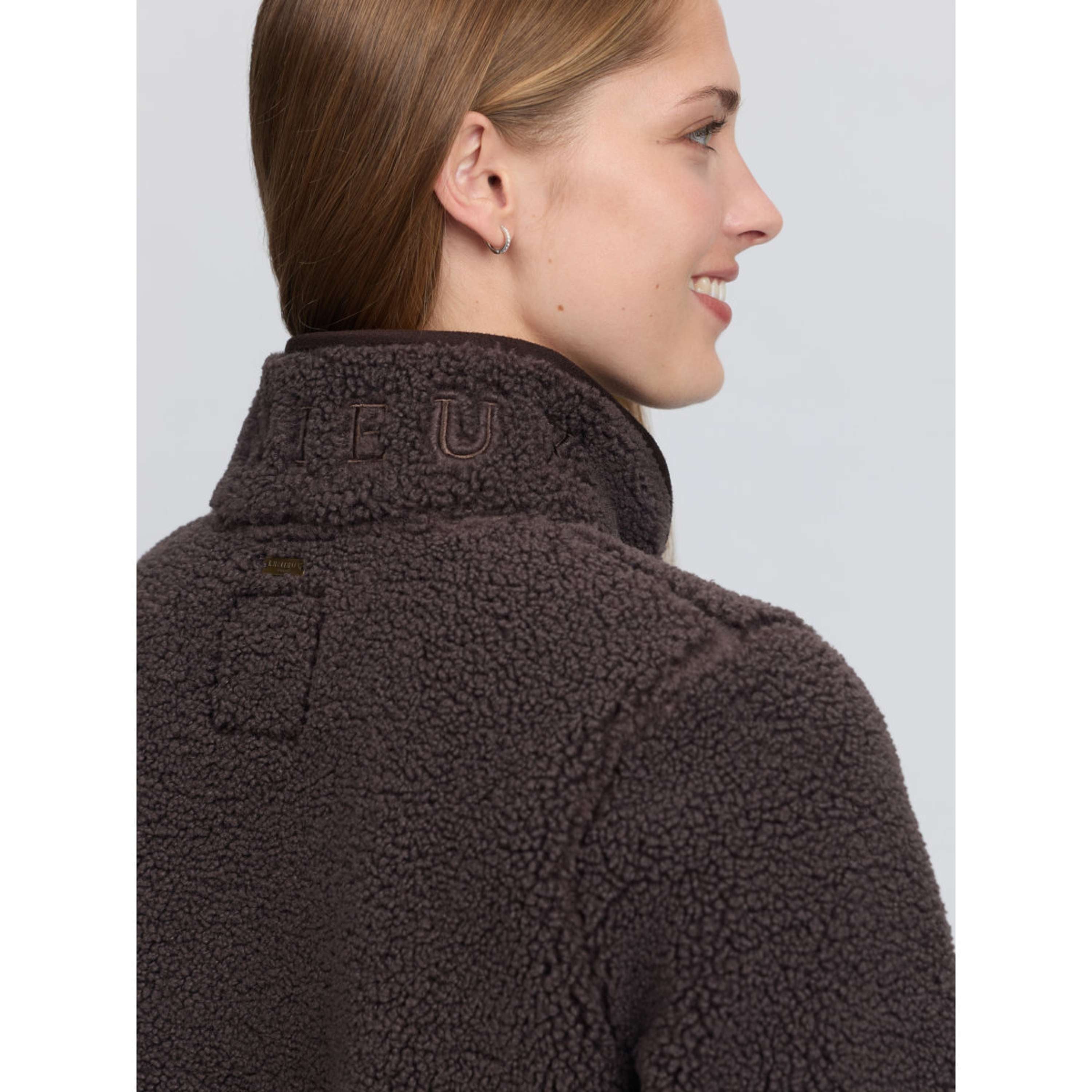 LeMieux Jacke Heritage Borg Zip Through Cocoa