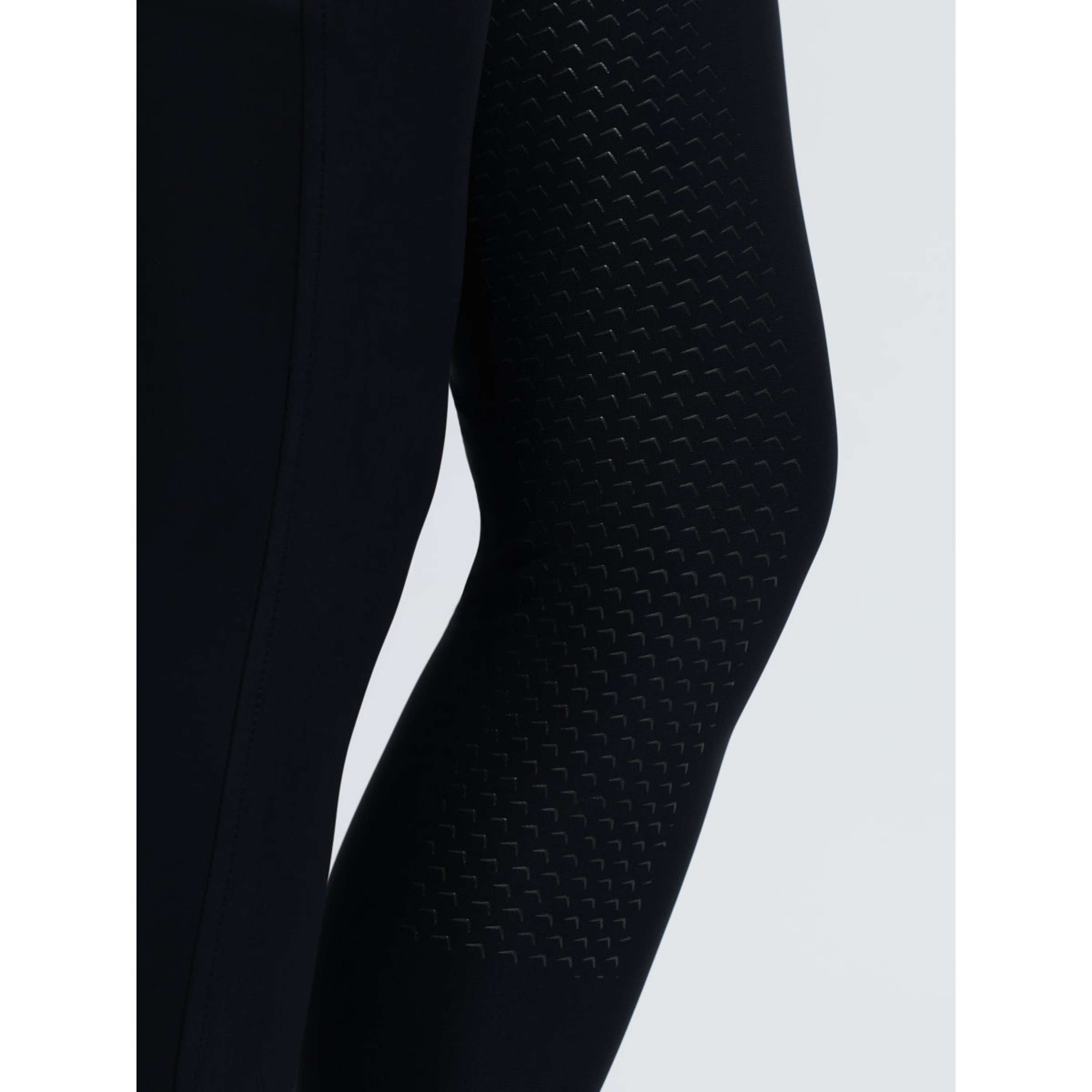 LeMieux Reithose Stormwear Kniegriff Schwarz