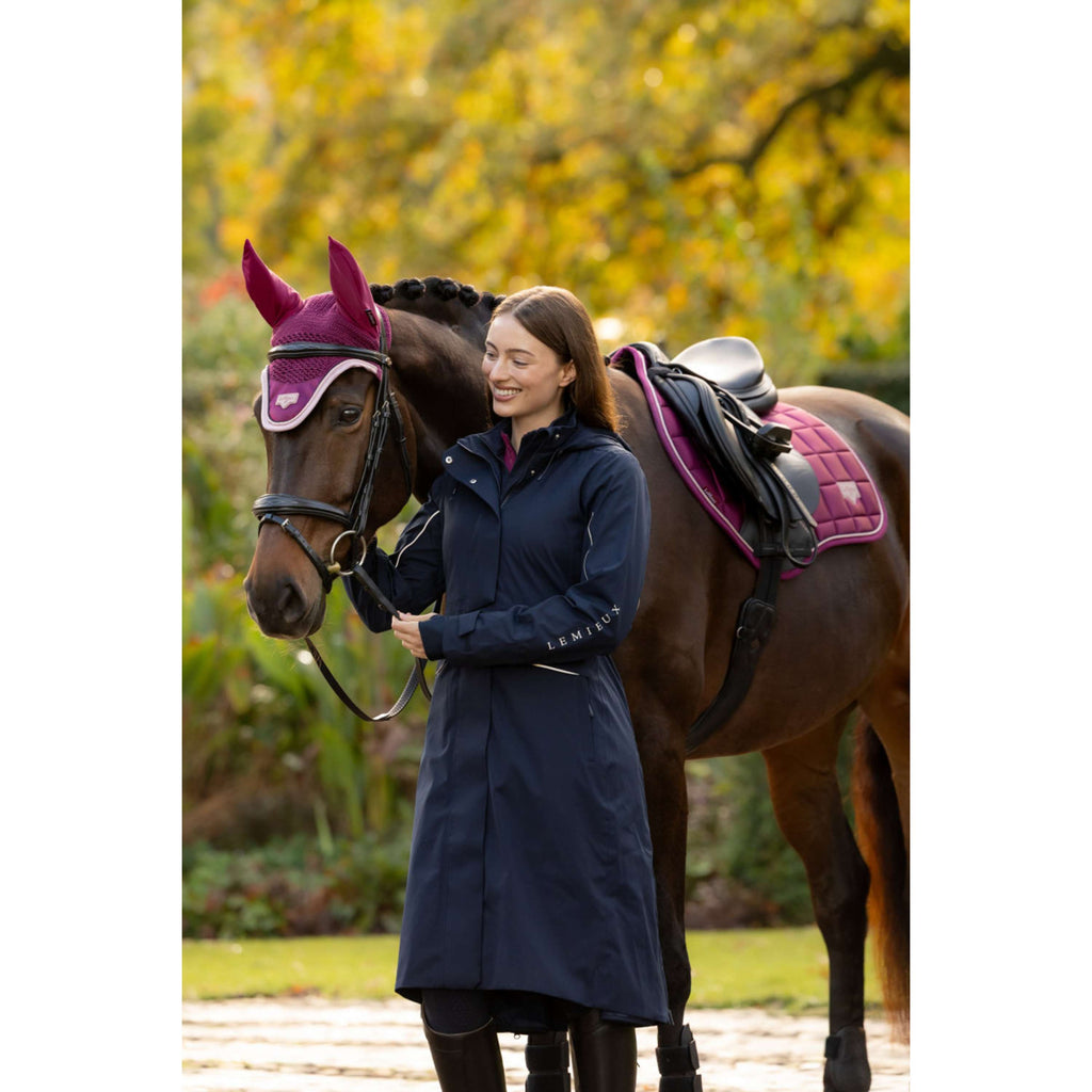 LeMieux Lange Jacke Stormwear Performance Riding Navy