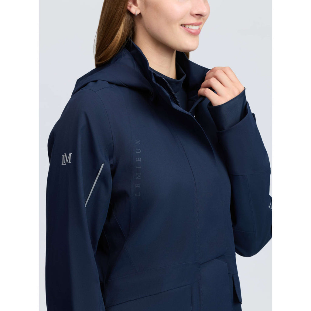 LeMieux Lange Jacke Stormwear Performance Riding Navy